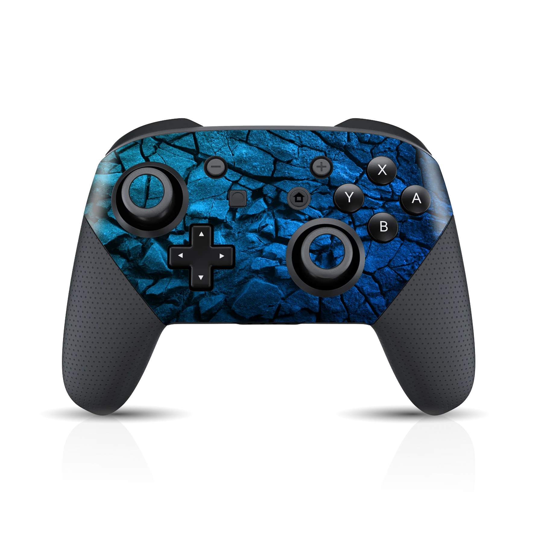 Nintendo Switch Pro CONTROLLER SIGNATURE Charcoal BLUE Skin