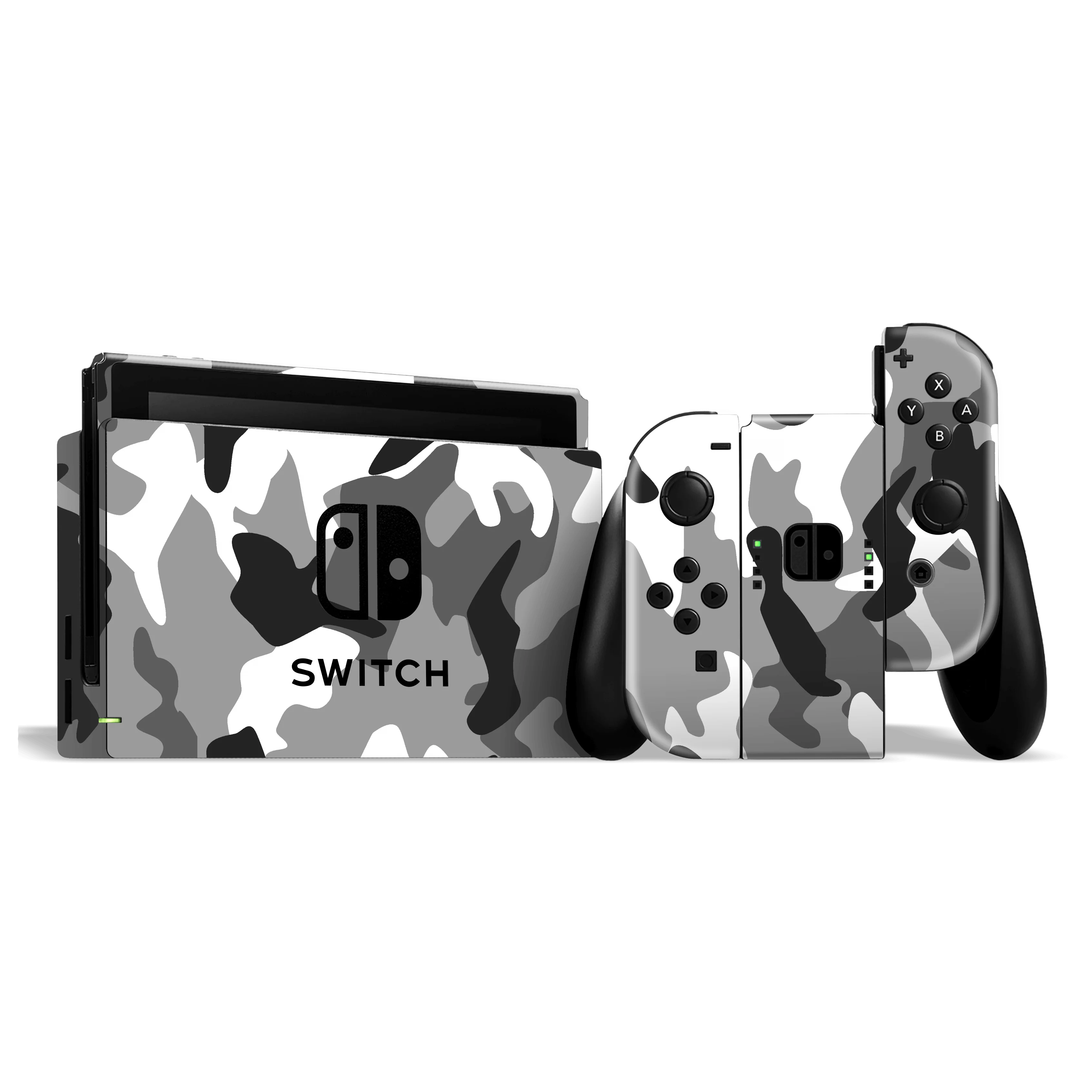 Nintendo SWITCH SIGNATURE Camouflage GREY Skin