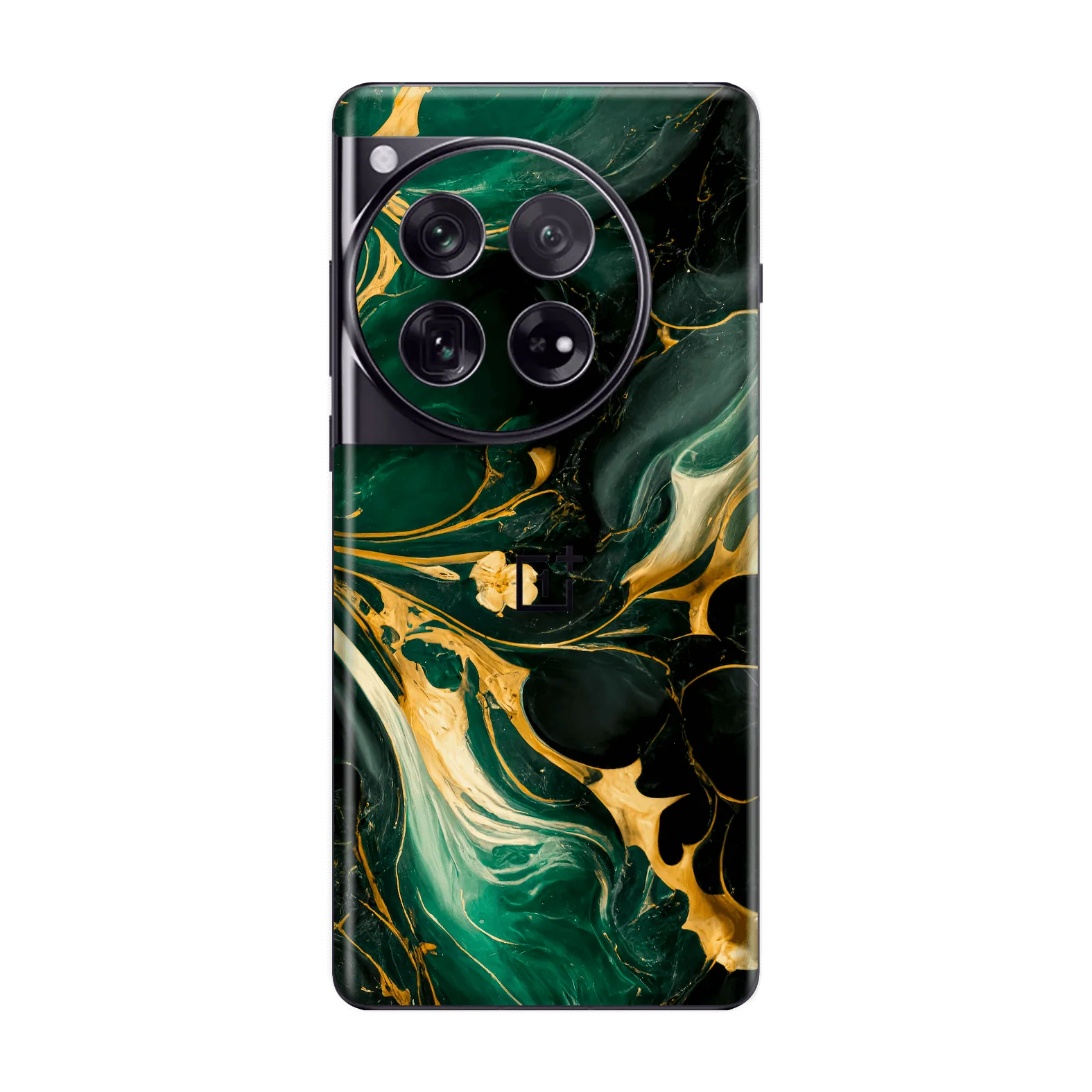 OnePlus 12 SIGNATURE AGATE GEODE Royal Green-Gold Skin