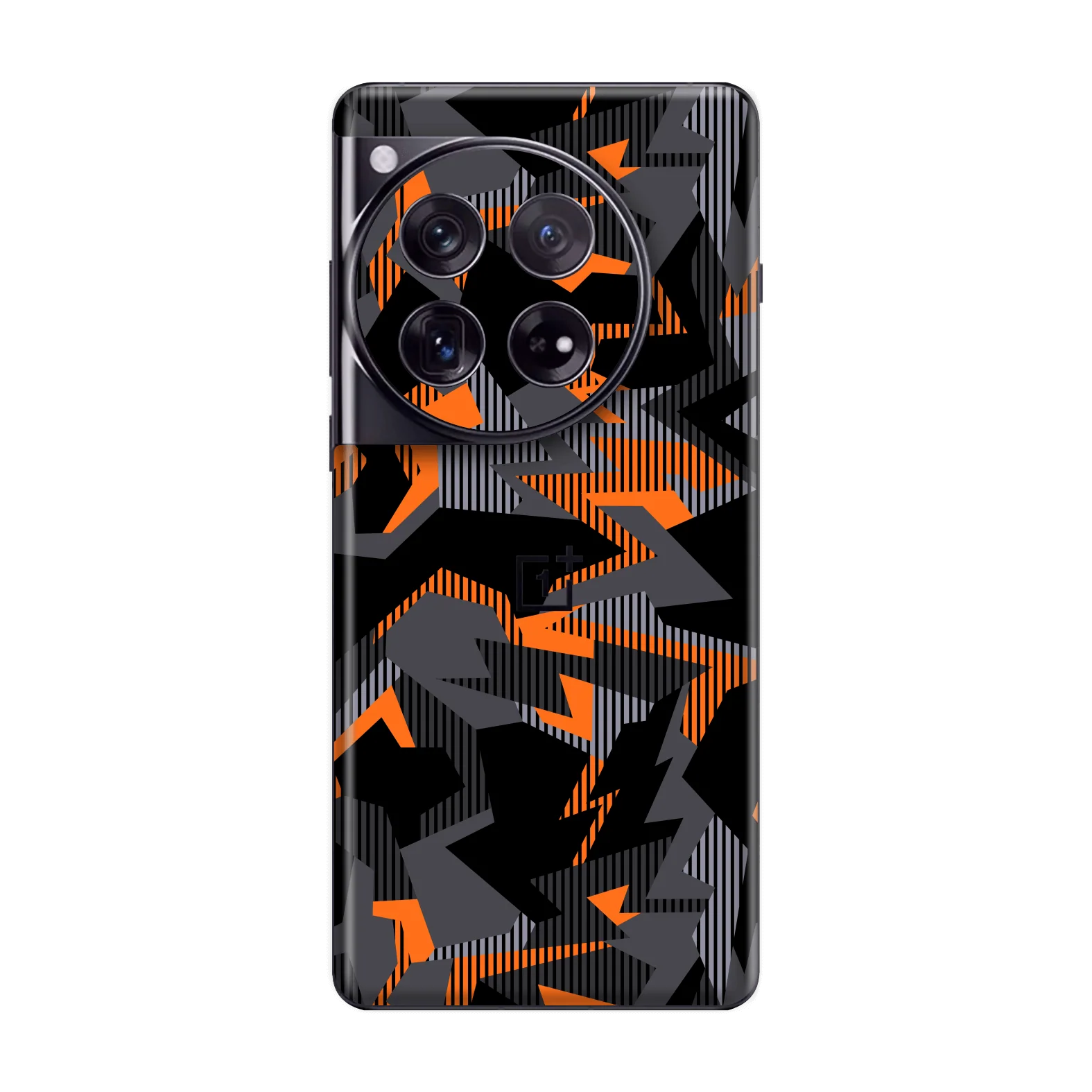 OnePlus 12 SIGNATURE Sharp-Edged Orange CAMO Skin