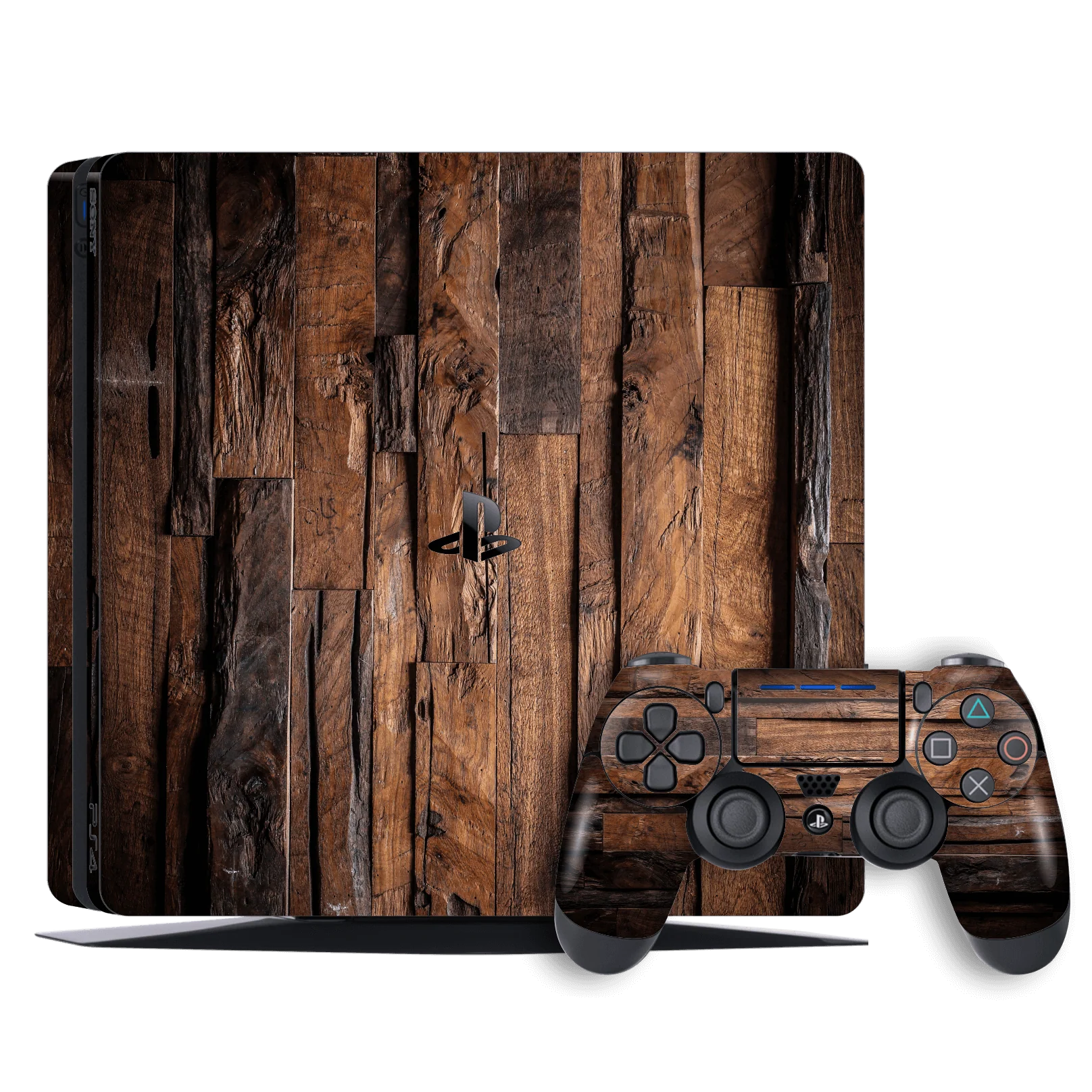 Playstation 4 SLIM (PS4 Slim) SIGNATURE WOOD Skin - 16