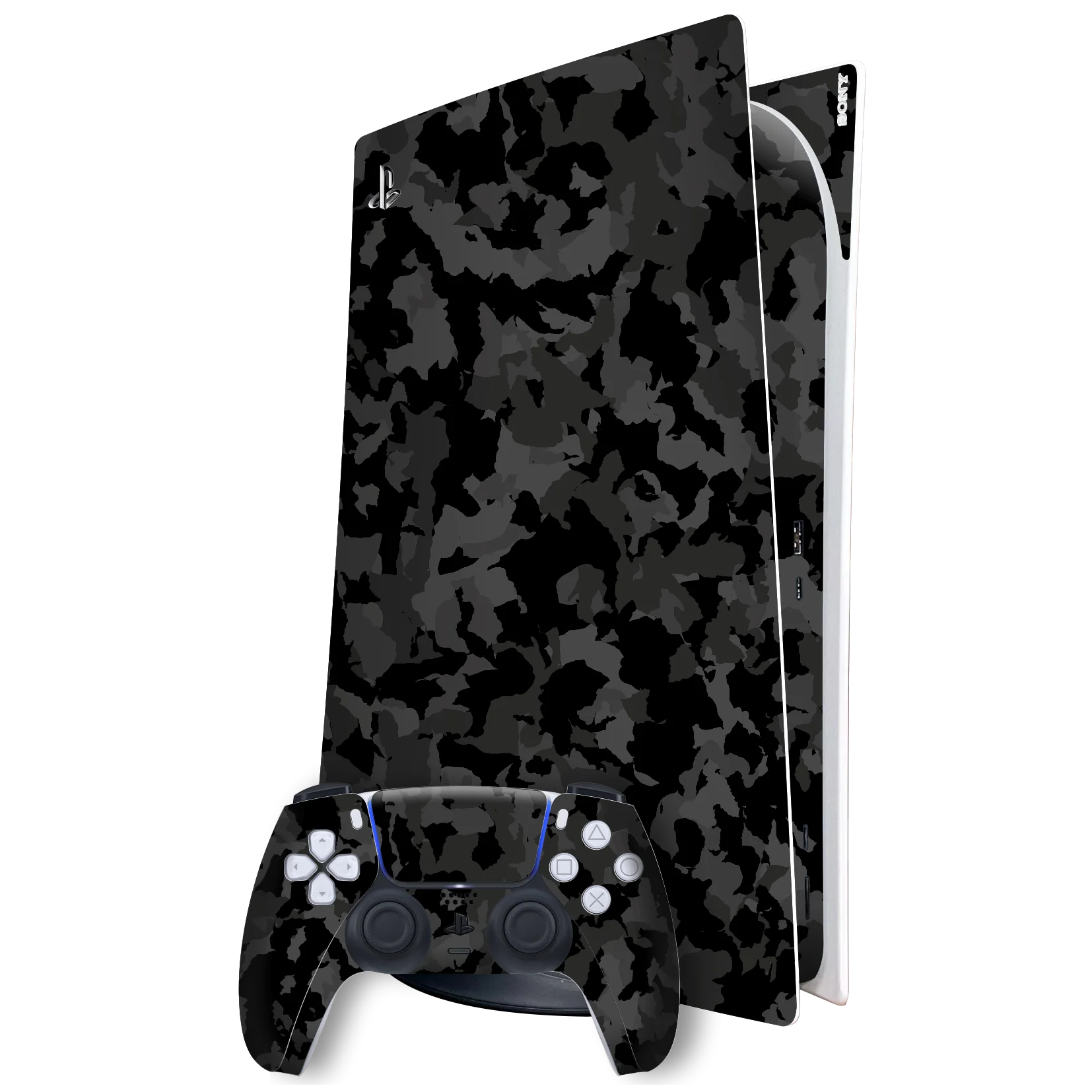 PlayStation 5 (PS5) DIGITAL EDITION SIGNATURE Camouflage DARK SLATE Skin
