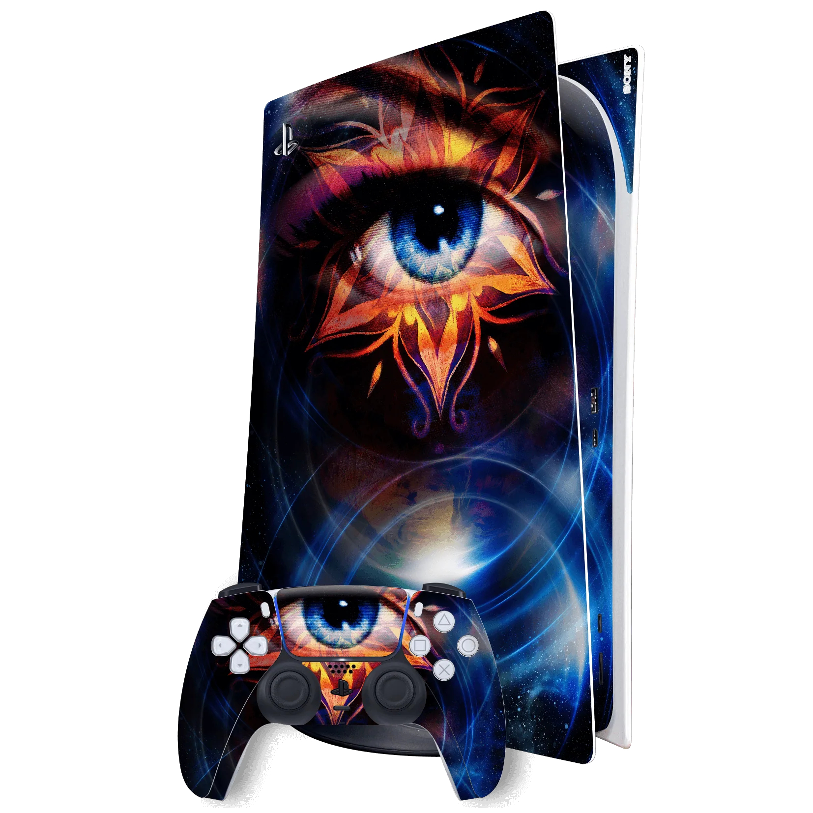 PlayStation 5 (PS5) DIGITAL EDITION SIGNATURE COSMIC EYE Skin