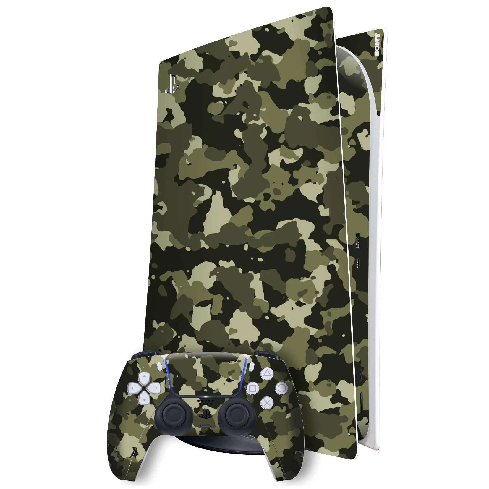 PlayStation 5 (PS5) DIGITAL EDITION SIGNATURE JUNGLE Camo Skin