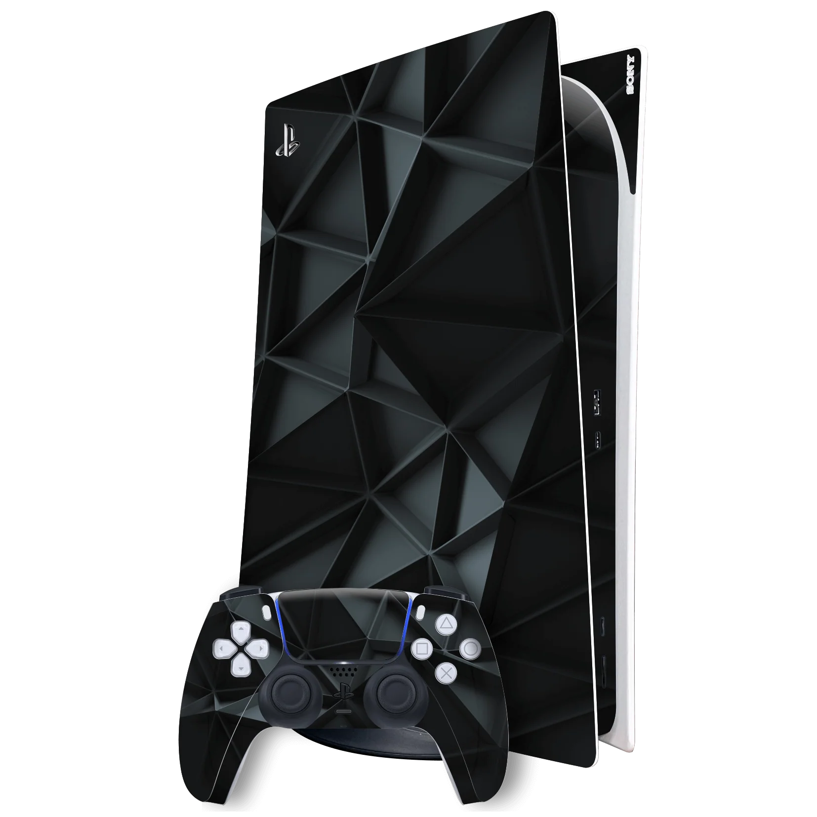 PlayStation 5 (PS5) DIGITAL EDITION SIGNATURE THE DARK ONE Skin