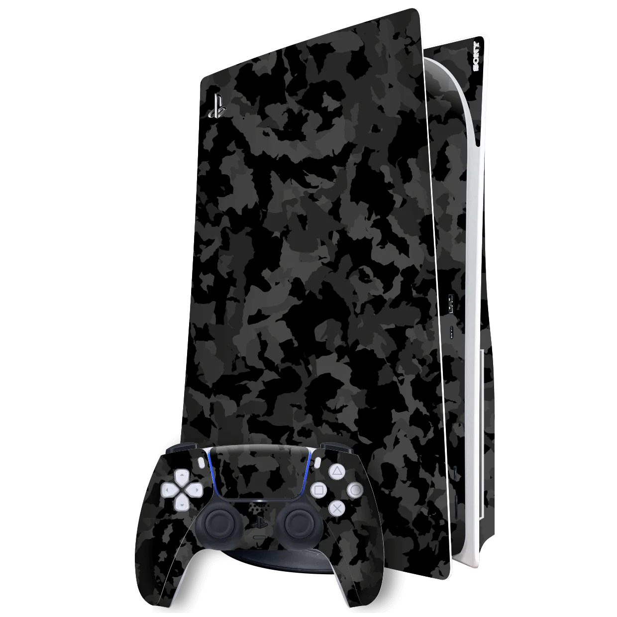 PlayStation 5 (PS5) DISC Edition SIGNATURE Camouflage DARK SLATE Skin