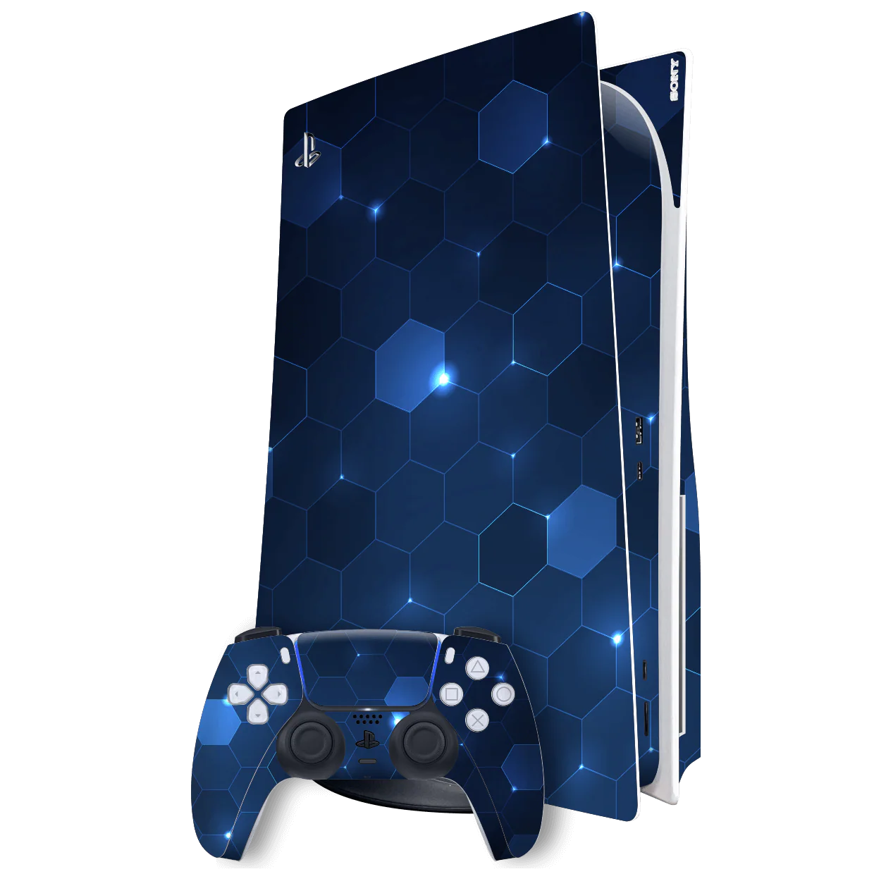 PlayStation 5 (PS5) DISC Edition SIGNATURE HEXAGONIANS Skin