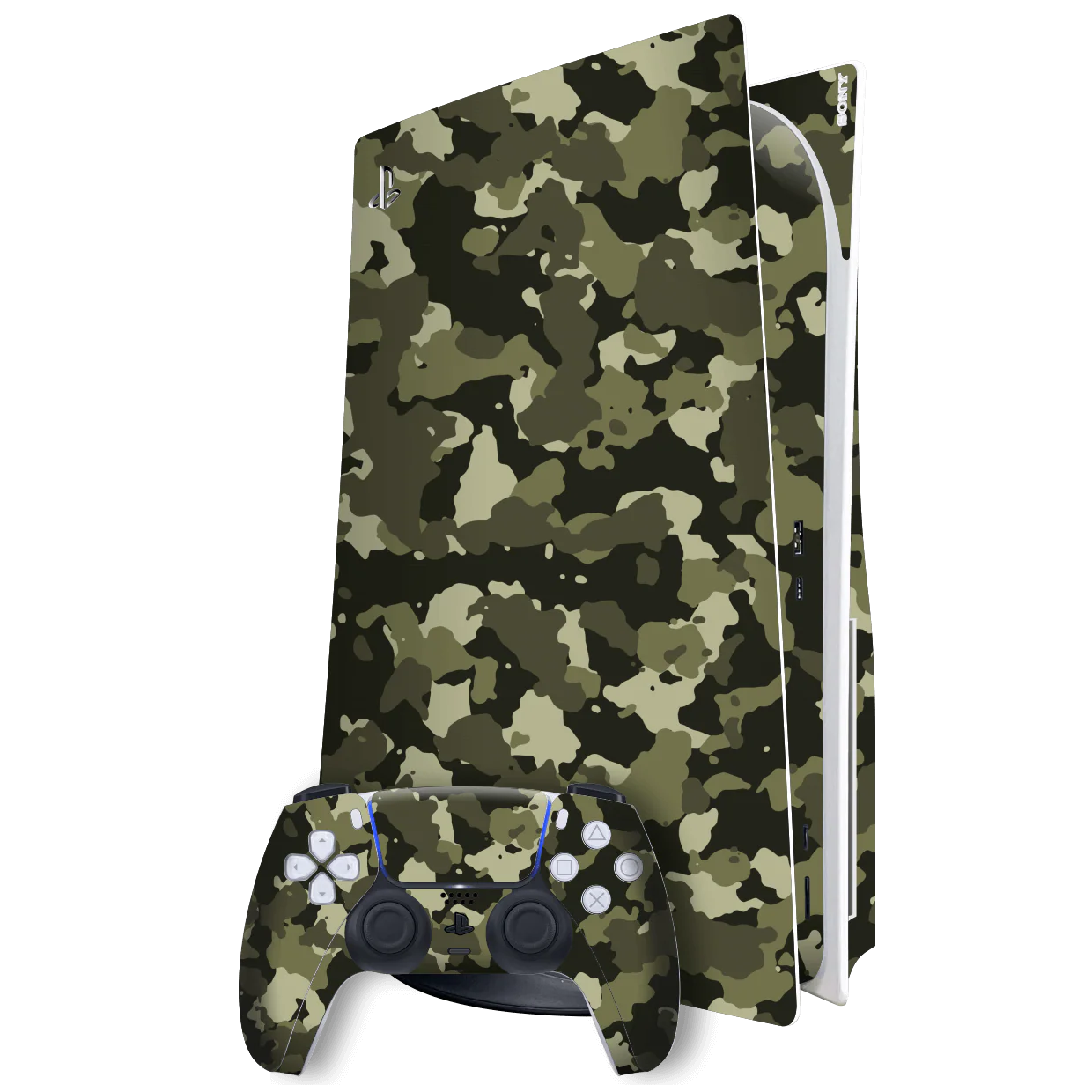 PlayStation 5 (PS5) DISC Edition SIGNATURE JUNGLE Camo Skin