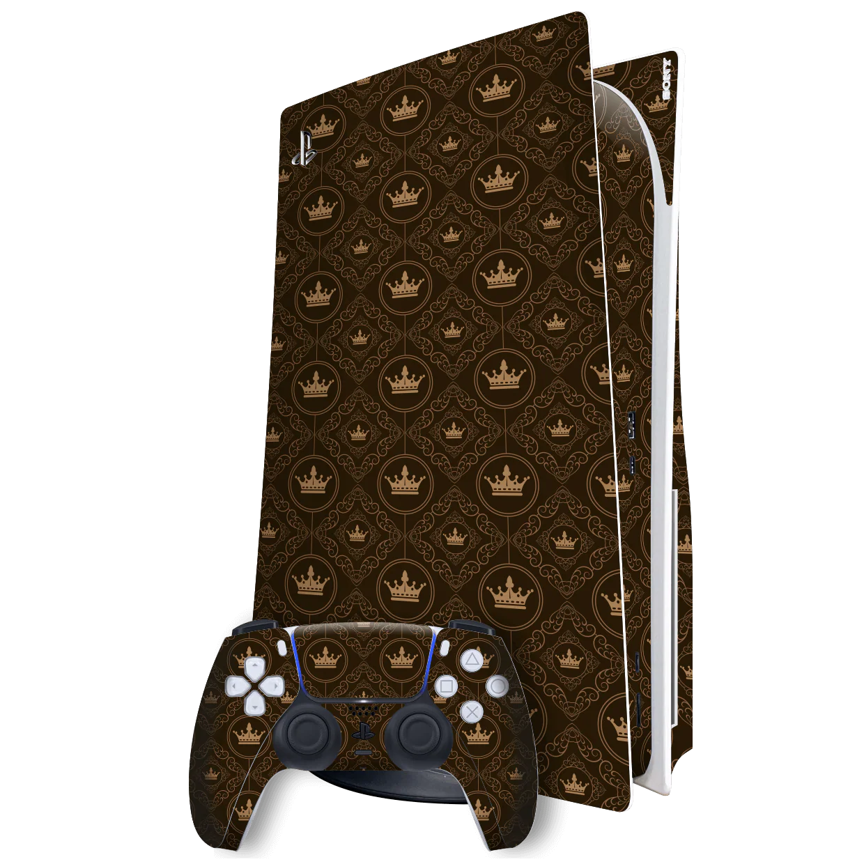 Playstation 5 (PS5) DISC Edition SIGNATURE ROYAL Pattern Skin