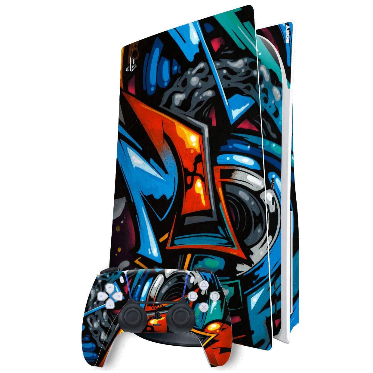 PlayStation 5 (PS5) DISC Edition SIGNATURE Street Art Graffiti Skin