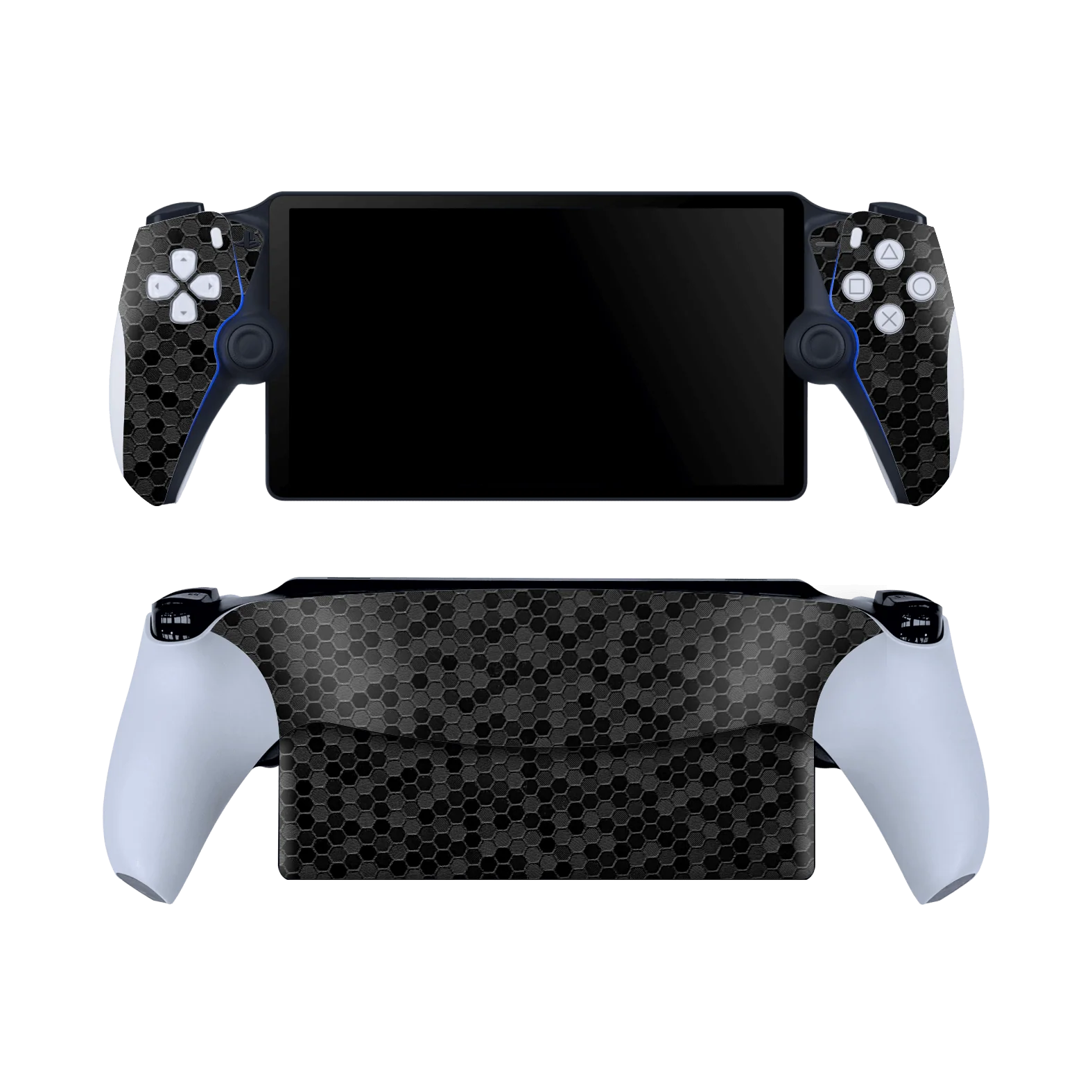 PlayStation PORTAL - LUXURIA BLACK HONEYCOMB 3D TEXTURED Skin