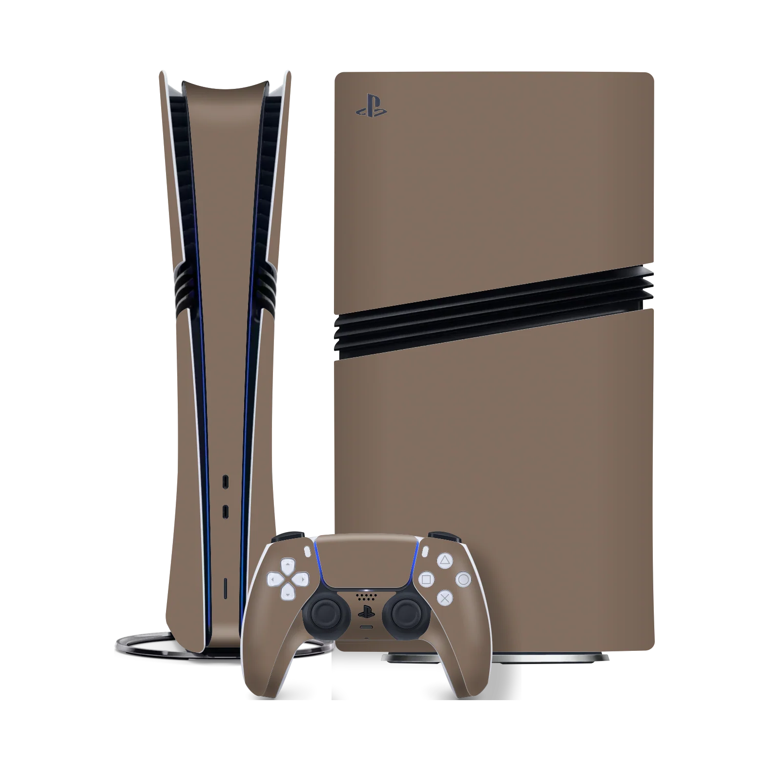 PS5 Pro Soft-Touch MOCHA Taupe StealthMatte Skin