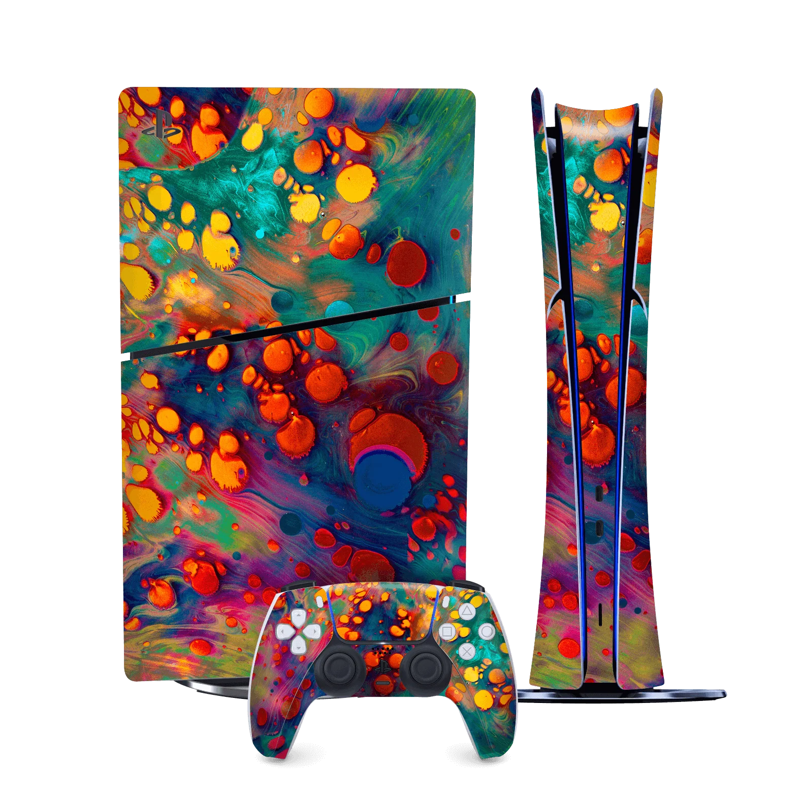 PS5 Slim (Digital Edition) SIGNATURE Abstract Art Impression Skin