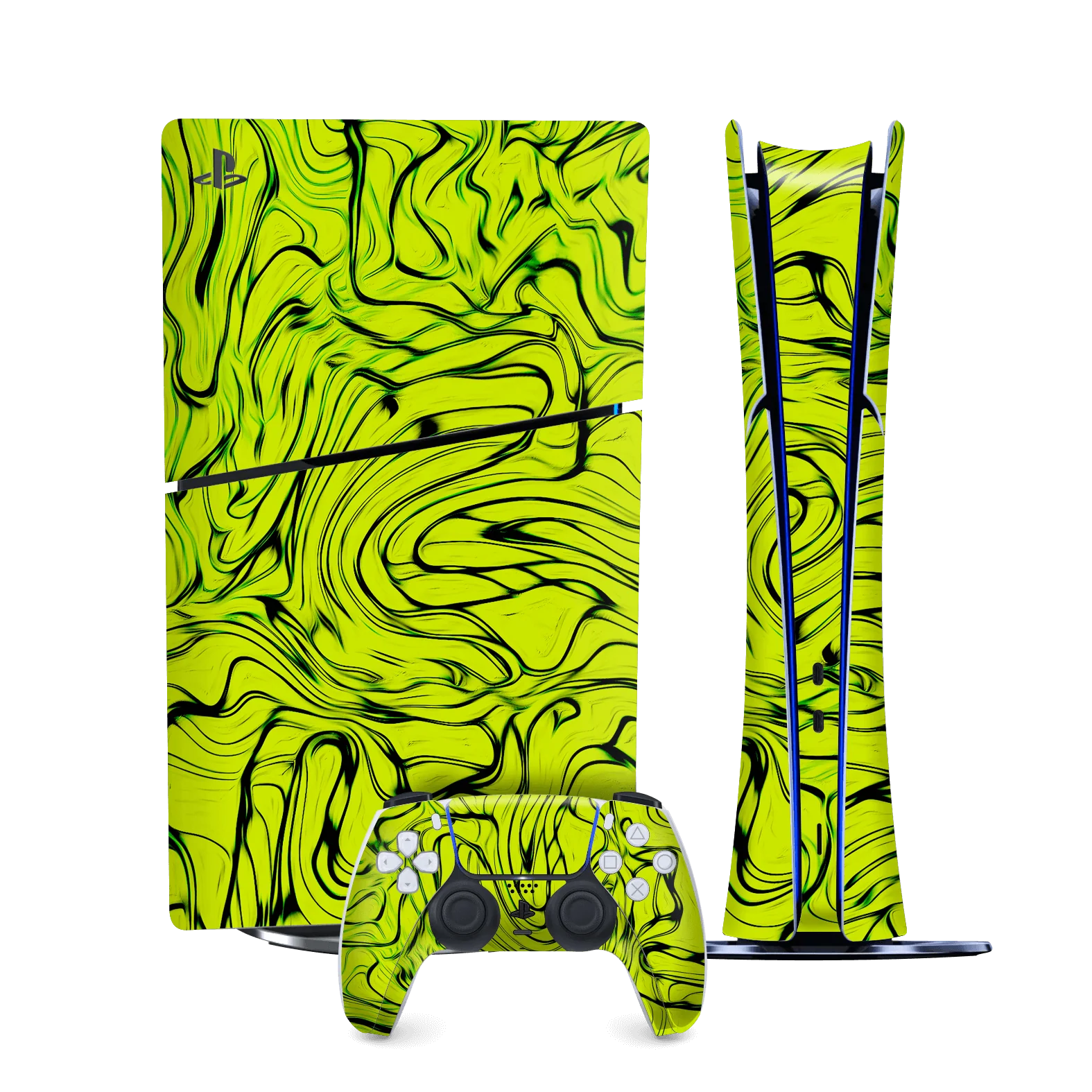 PS5 Slim (Digital Edition) SIGNATURE Hypnotic Jade Skin