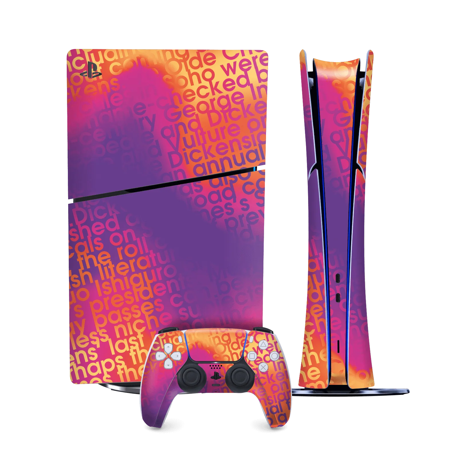 PS5 Slim (Digital Edition) SIGNATURE Inferno Swirl Skin