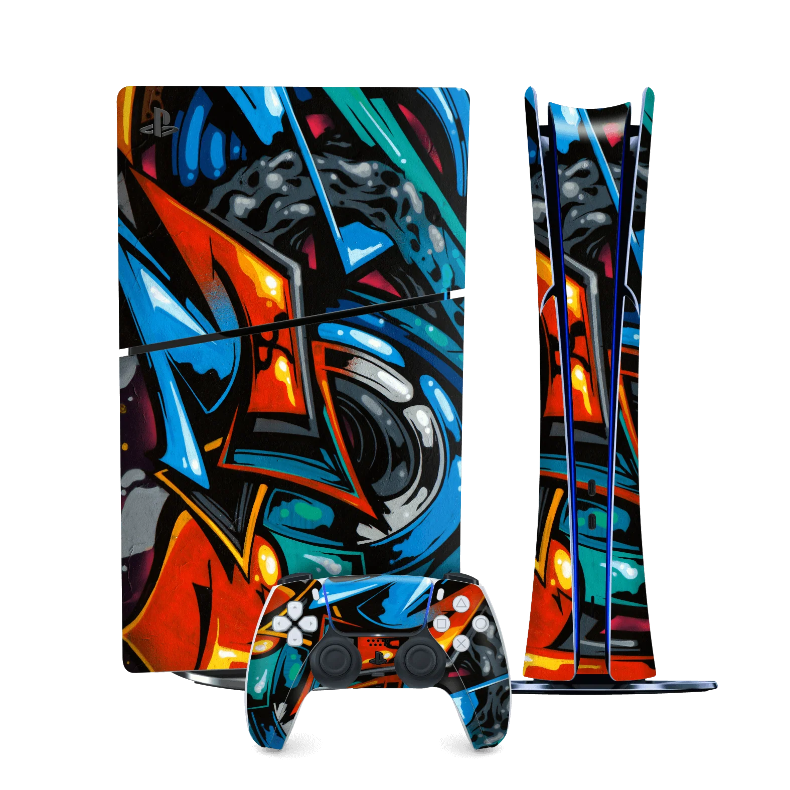 PS5 Slim (Digital Edition) SIGNATURE Street Art Graffiti Skin