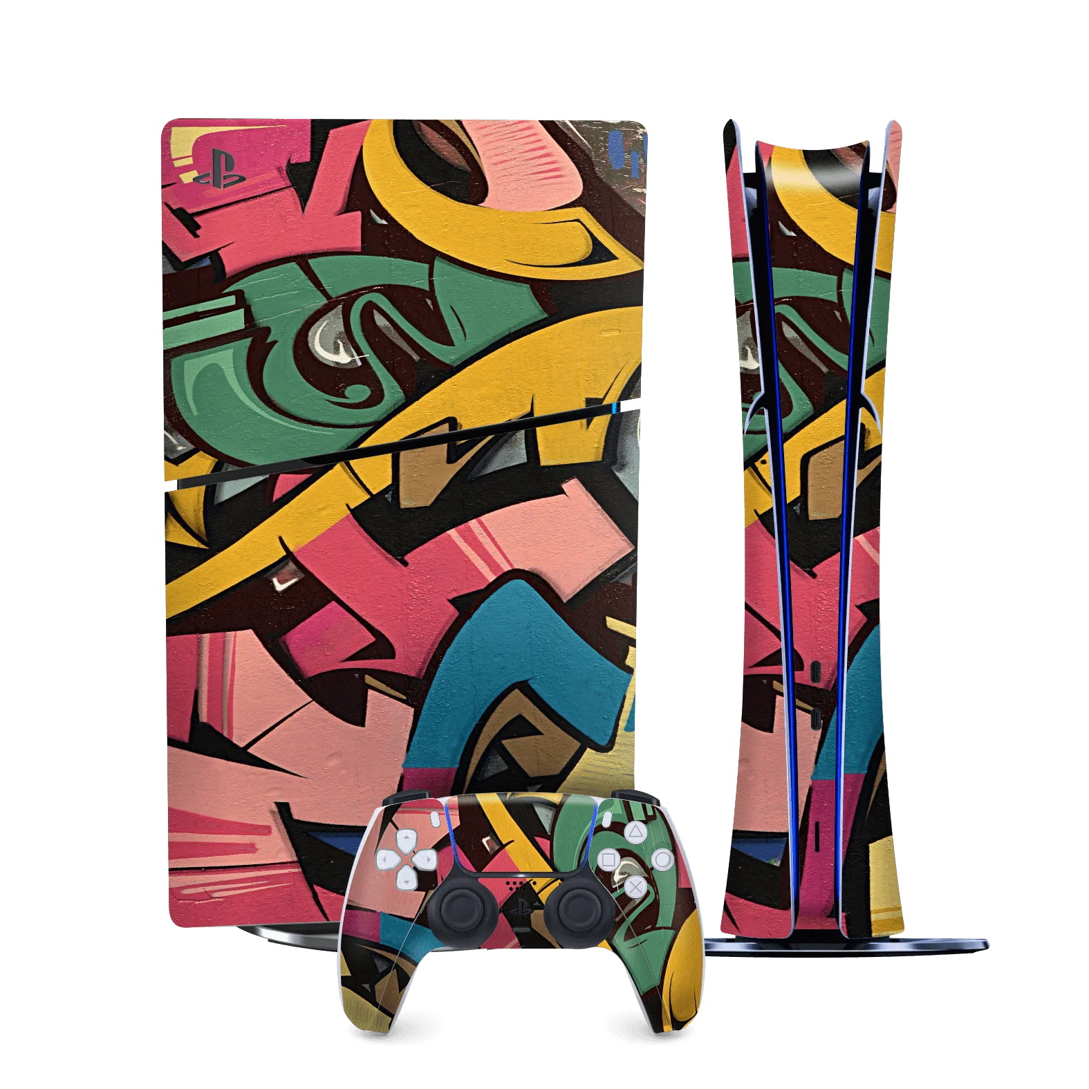 PS5 Slim (Digital Edition) SIGNATURE Vintage Street Art Skin