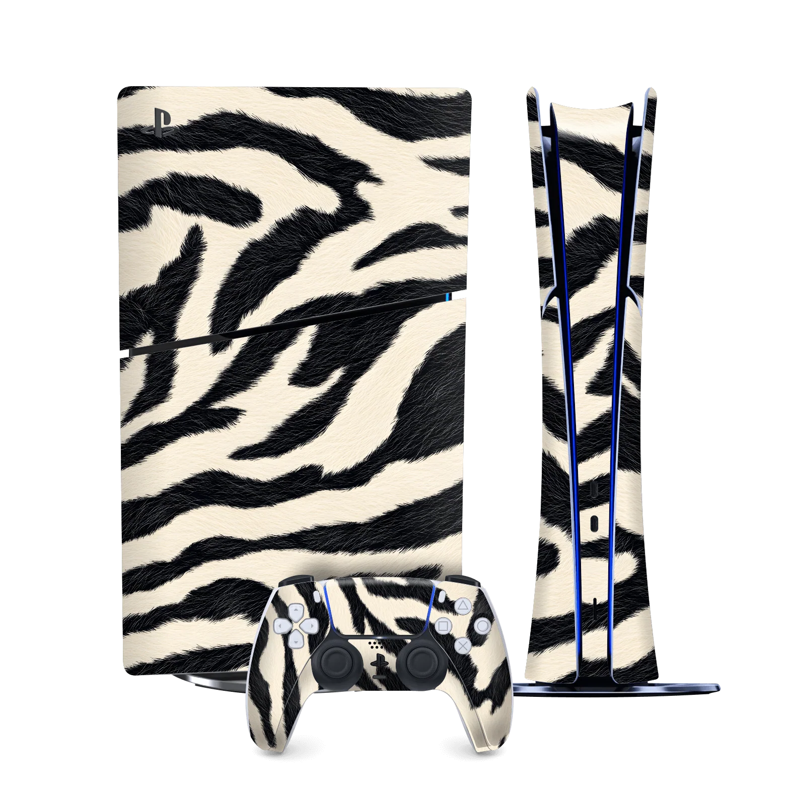 PS5 Slim (Digital Edition) SIGNATURE Zebré Royale Skin