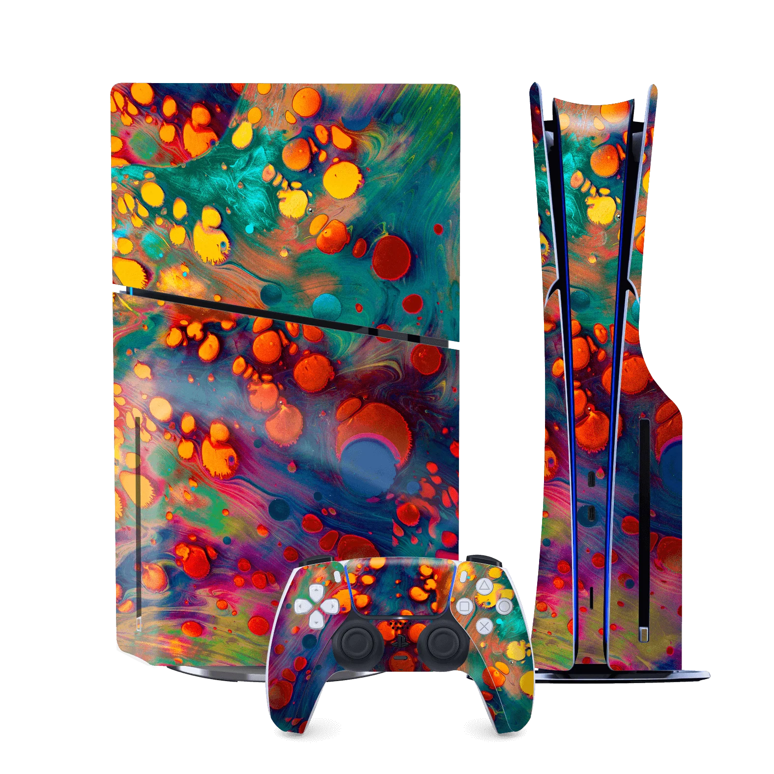 PS5 Slim (DISC Edition) SIGNATURE Abstract Art Impression Skin