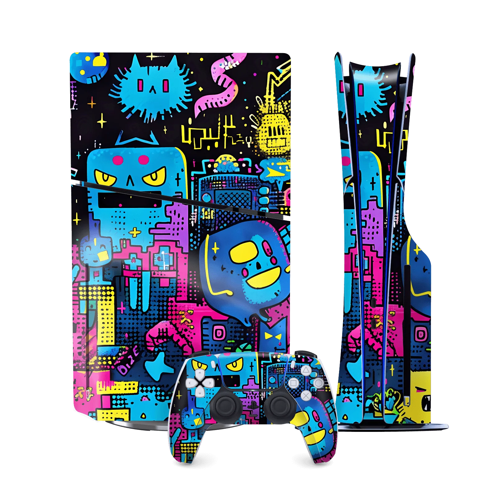 PS5 Slim (DISC Edition) SIGNATURE Arcade Rave Skin