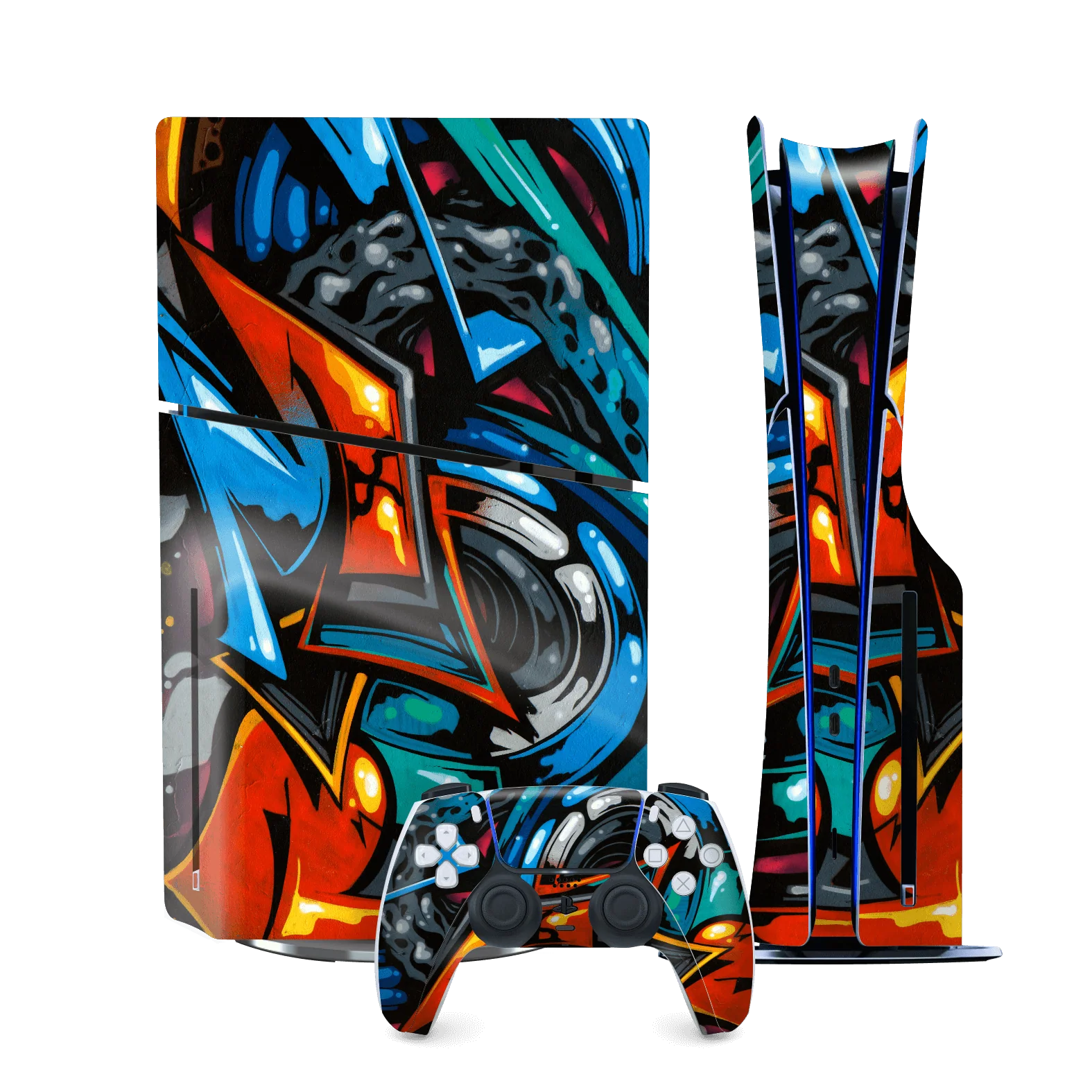 PS5 Slim (DISC Edition) SIGNATURE Street Art Graffiti Skin