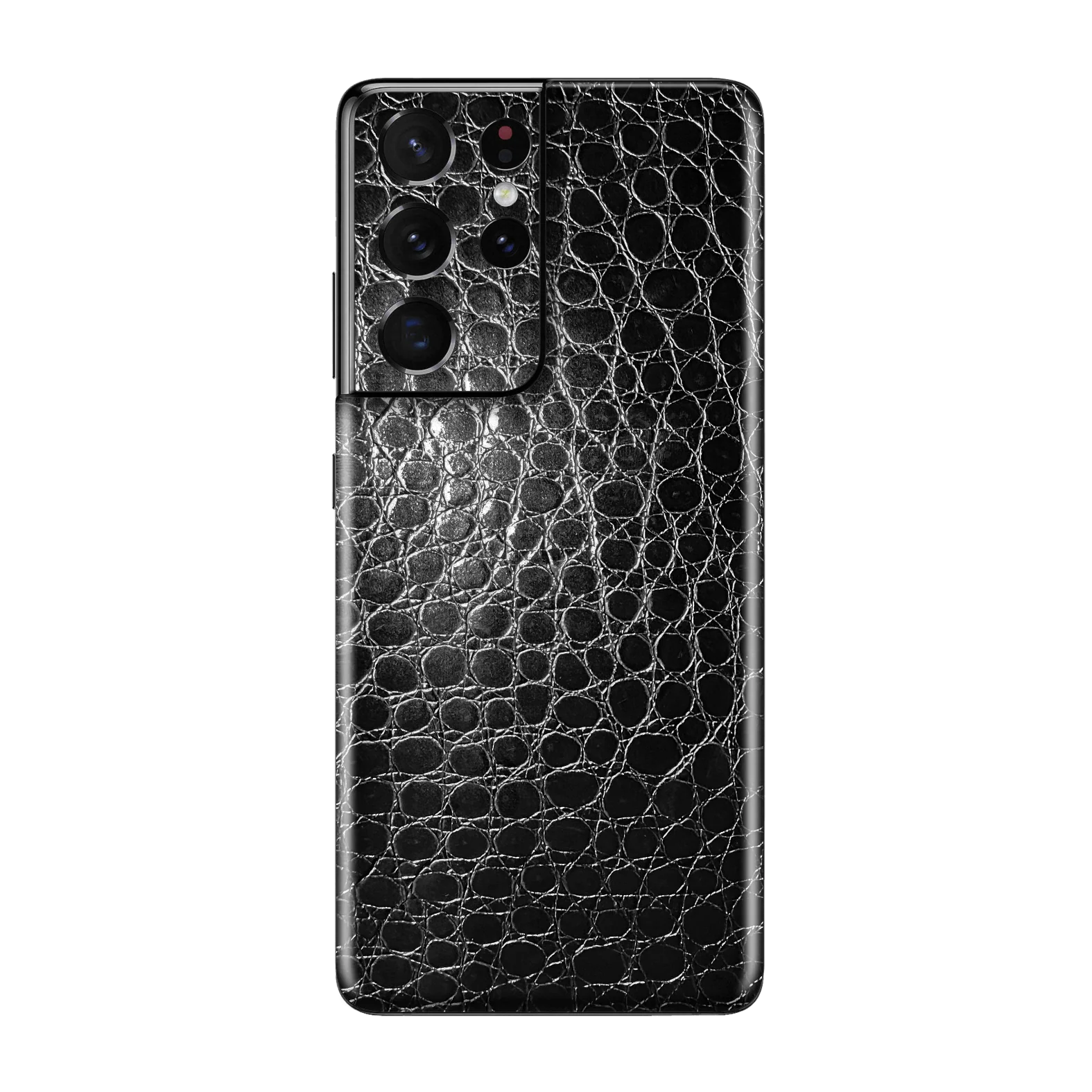 Samsung Galaxy S21 ULTRA LUXURIA BLACK ALLIGATOR Leather Skin