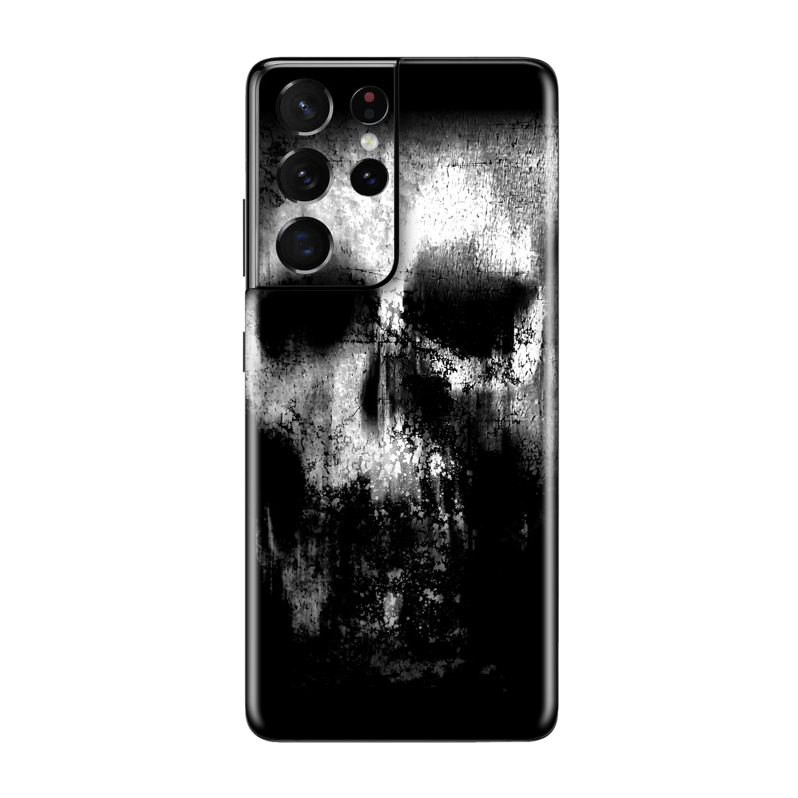 Samsung Galaxy S21 ULTRA SIGNATURE Horror Black & White SKULL Skin
