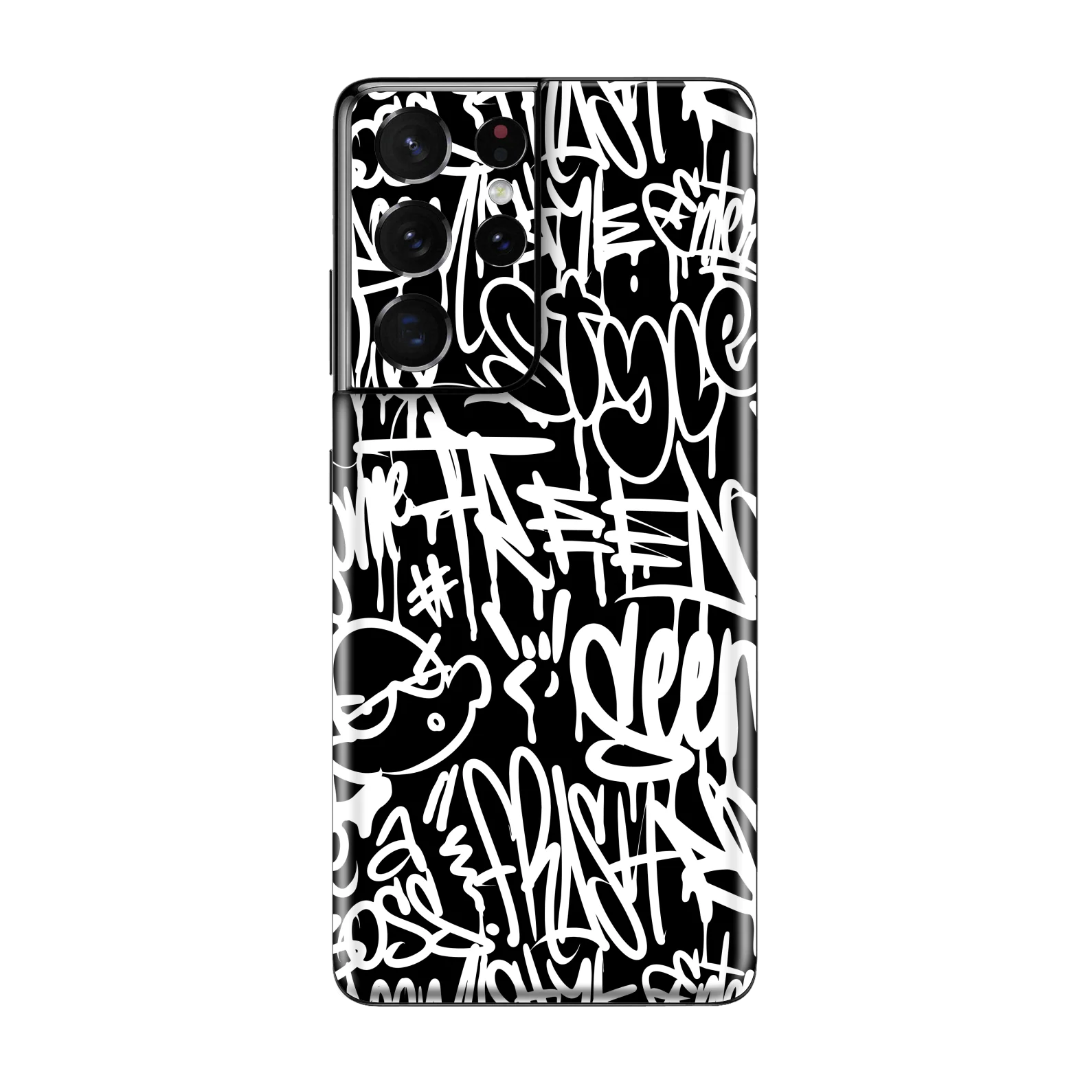 Samsung Galaxy S21 ULTRA SIGNATURE Monochrome Graffiti Skin