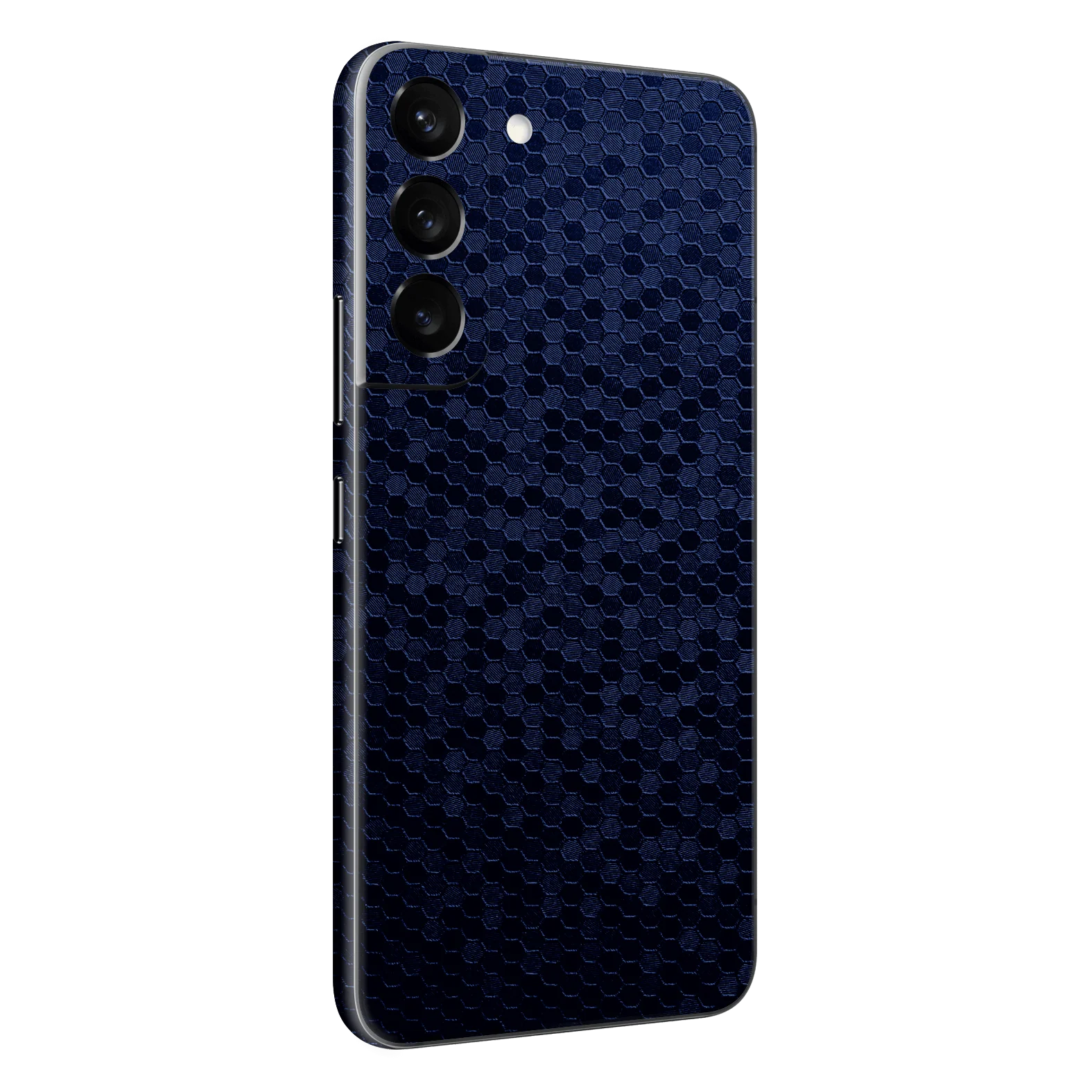 Samsung Galaxy S22+ PLUS LUXURIA 3D TEXTURED Navy Blue HONEYCOMB Skin