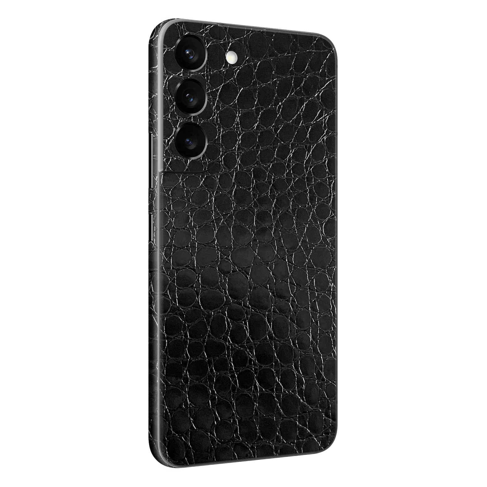 Samsung Galaxy S22+ PLUS LUXURIA BLACK ALLIGATOR LEATHER Skin