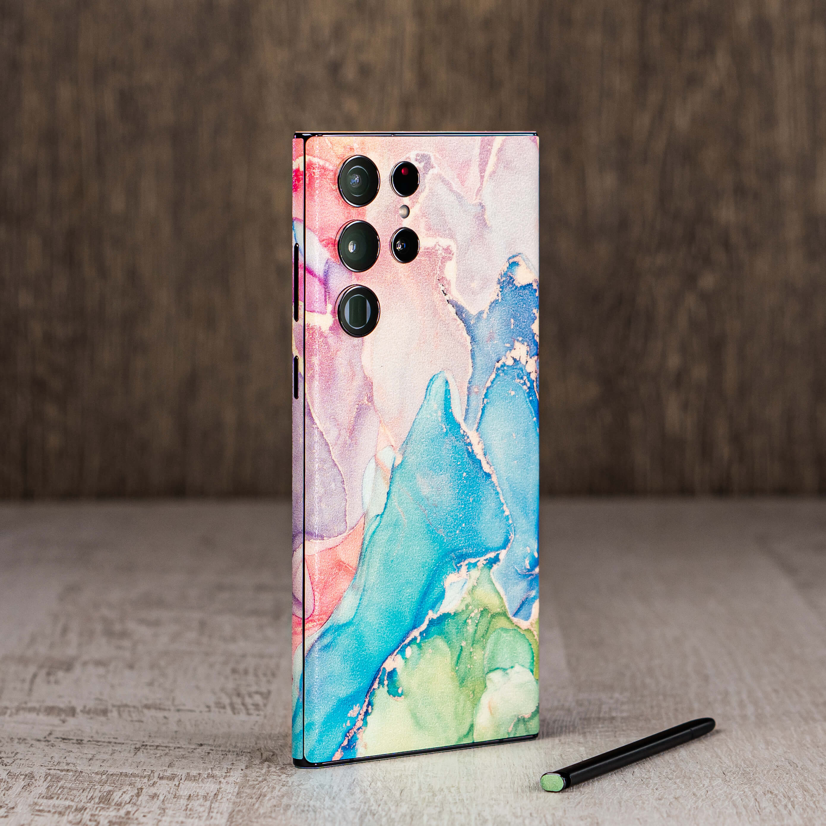 Samsung Galaxy S22 ULTRA - SIGNATURE AGATE GEODE Pastel Skin - Image 2