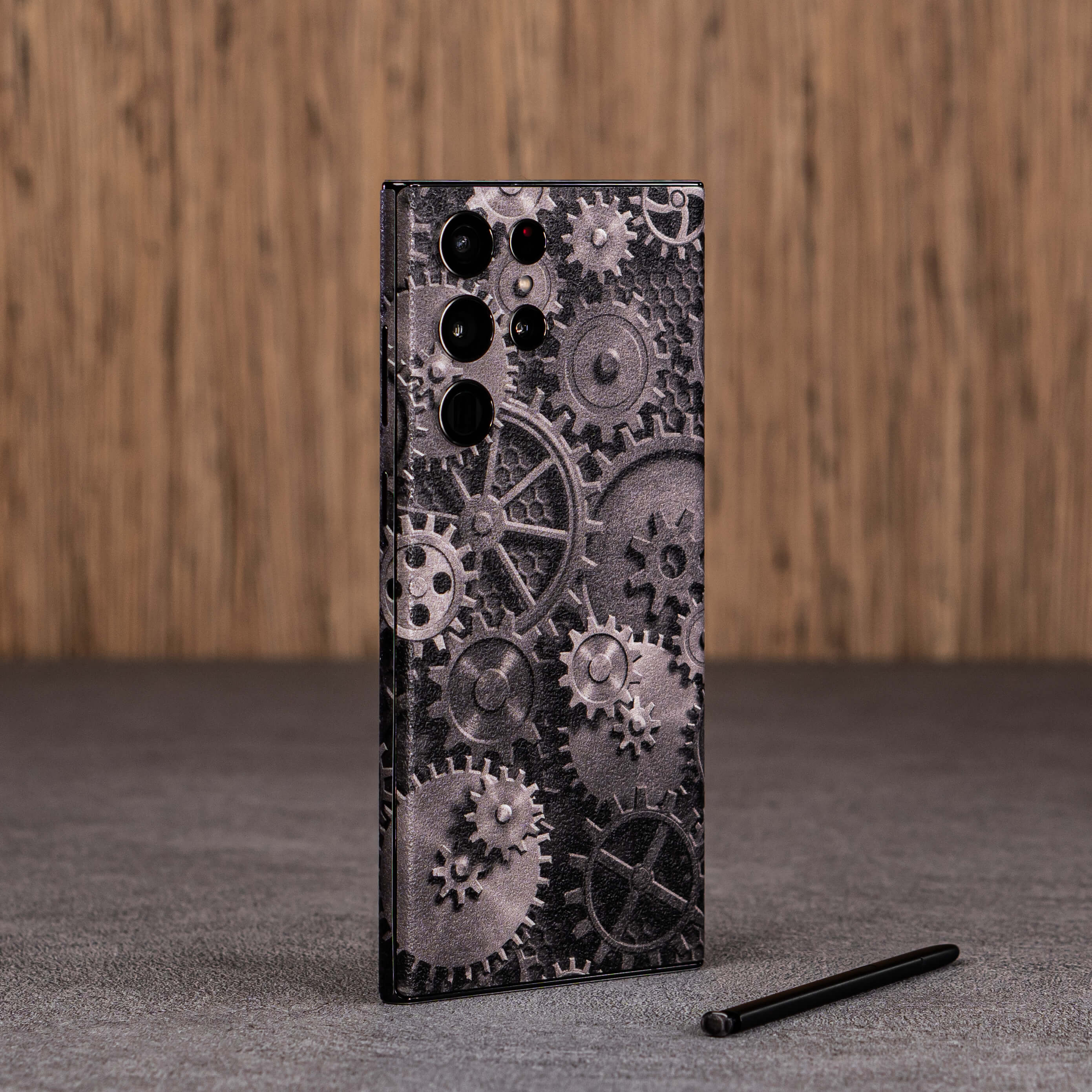 Samsung Galaxy S22 ULTRA - SIGNATURE Steampunk Time Machine Skin - Image 2