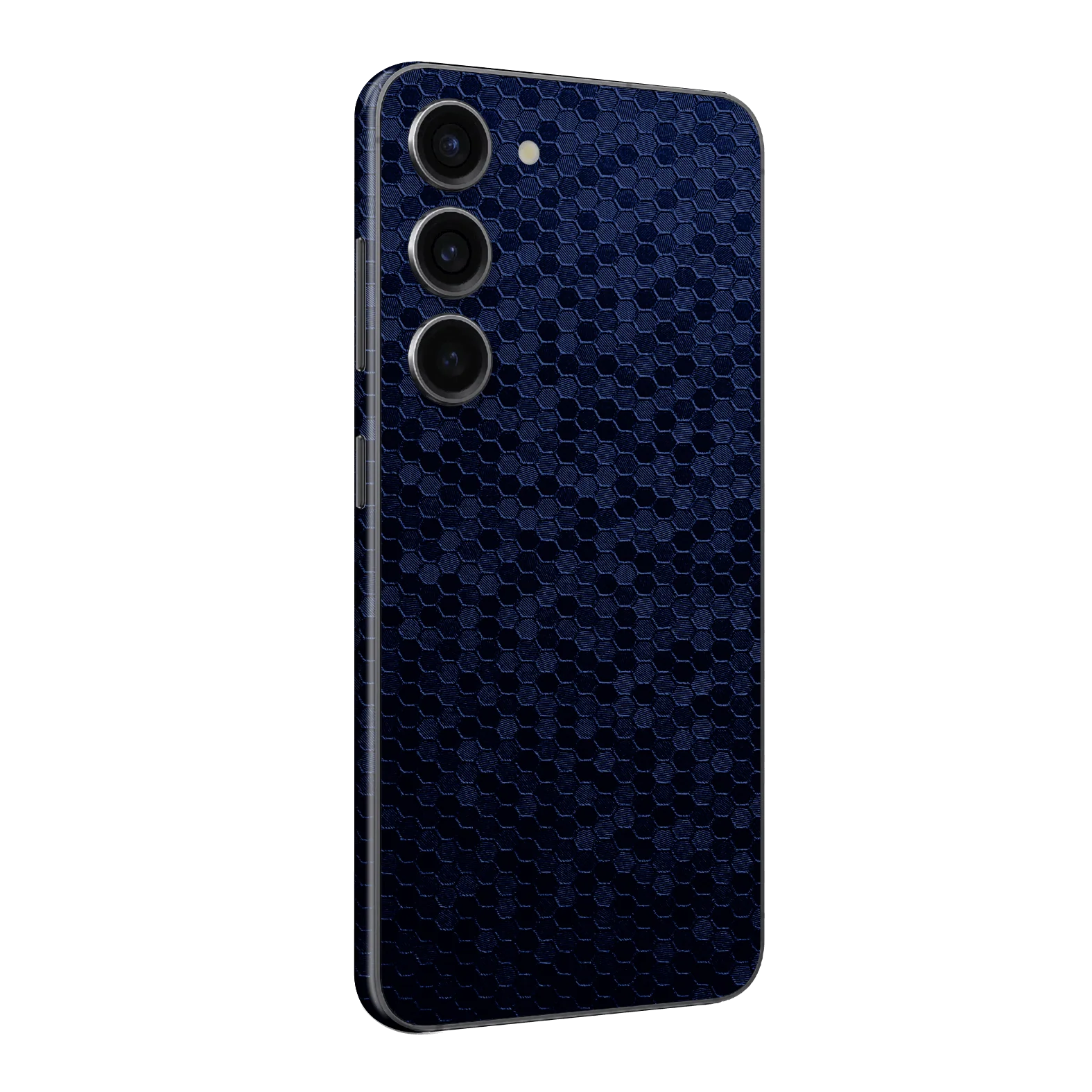Samsung Galaxy S23+ PLUS LUXURIA 3D TEXTURED Navy Blue HONEYCOMB Skin