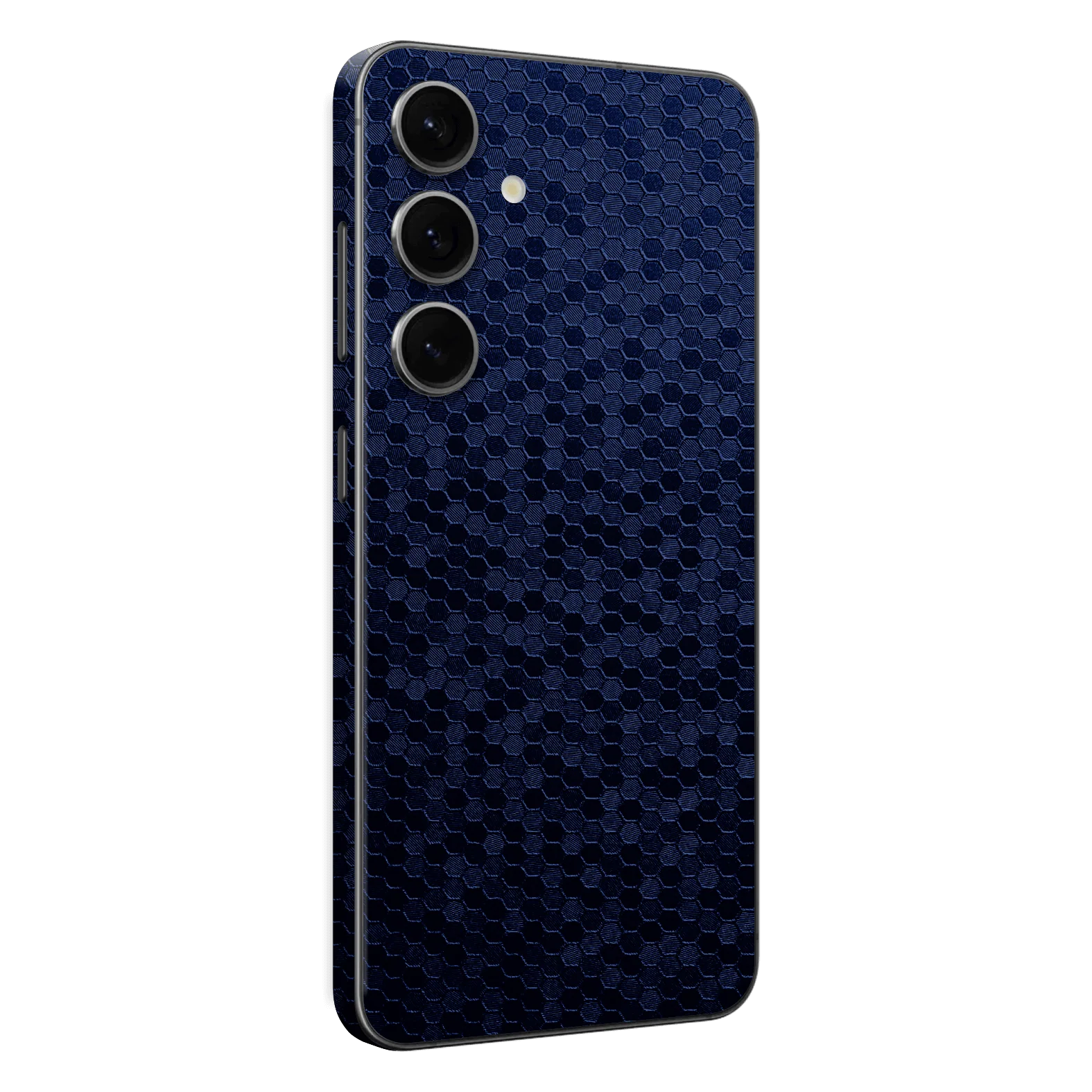 Samsung Galaxy S24+ PLUS LUXURIA Navy Blue HONEYCOMB 3D TEXTURED Skin