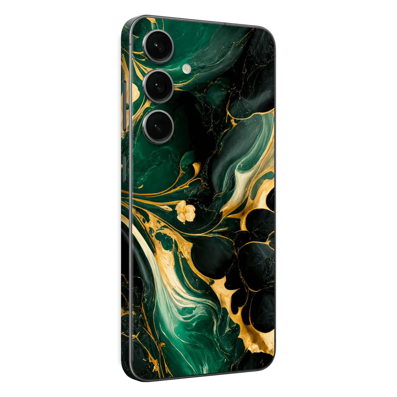 Samsung Galaxy S24+ PLUS SIGNATURE AGATE GEODE Royal Green-Gold Skin
