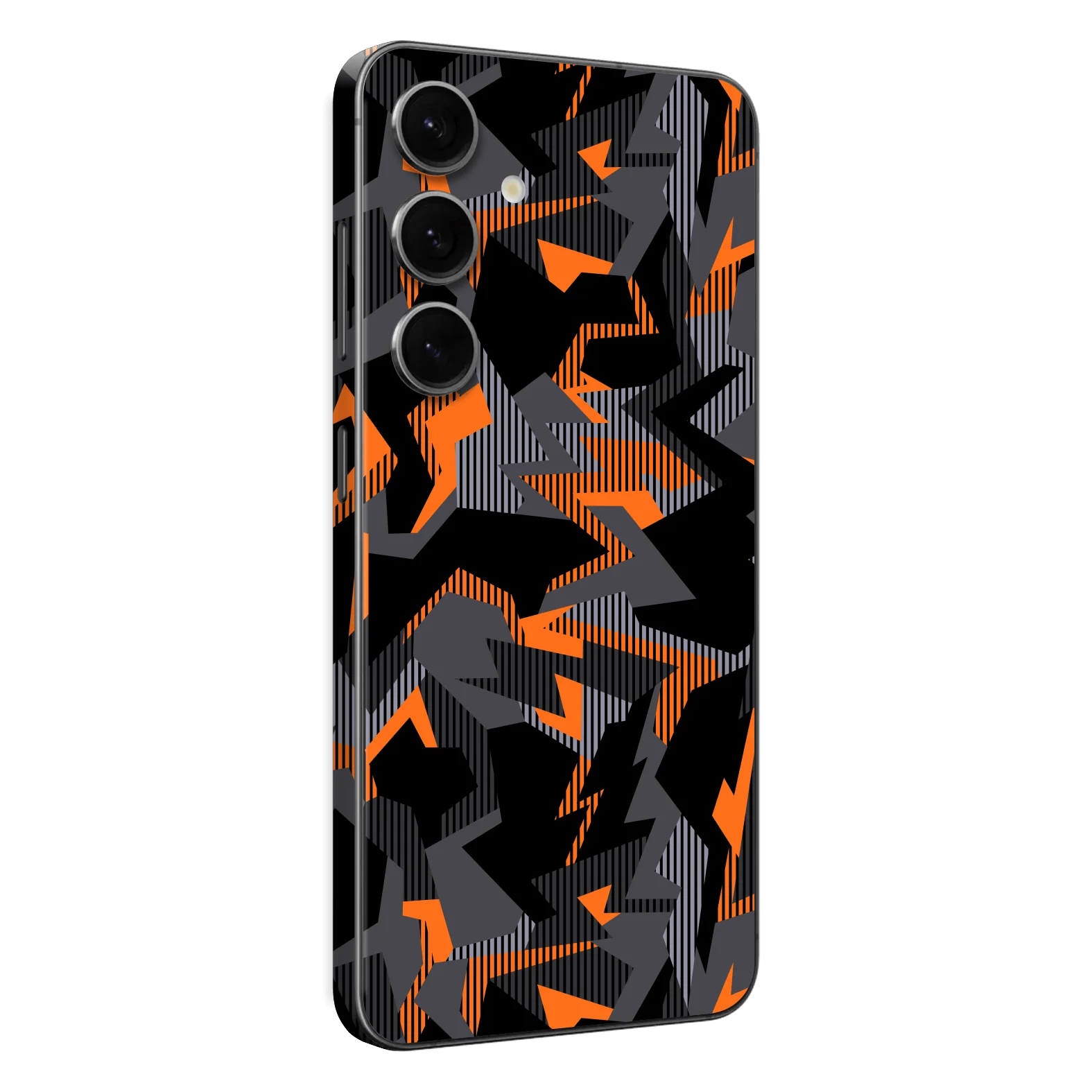 Samsung Galaxy S24+ PLUS SIGNATURE Sharp-Edged Orange CAMO Skin