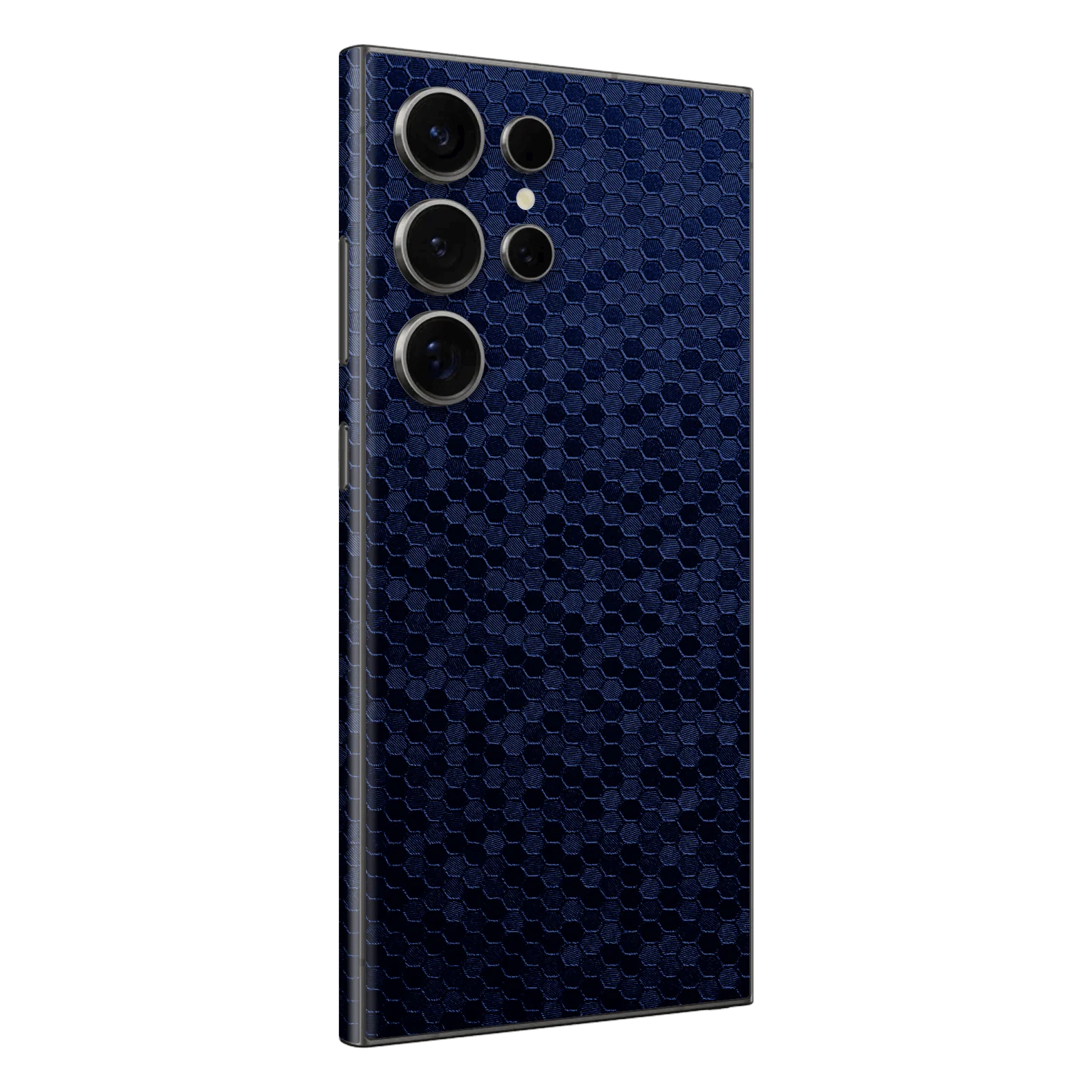Samsung Galaxy S24 ULTRA LUXURIA Navy Blue HONEYCOMB 3D TEXTURED Skin