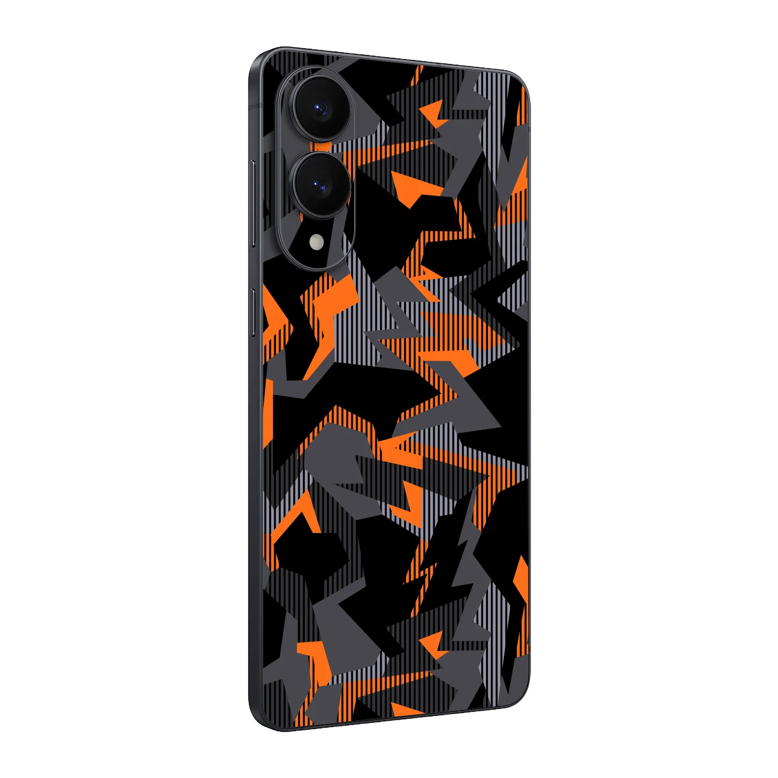 Samsung Galaxy S25 EDGE SIGNATURE Sharp-Edged Orange CAMO Skin