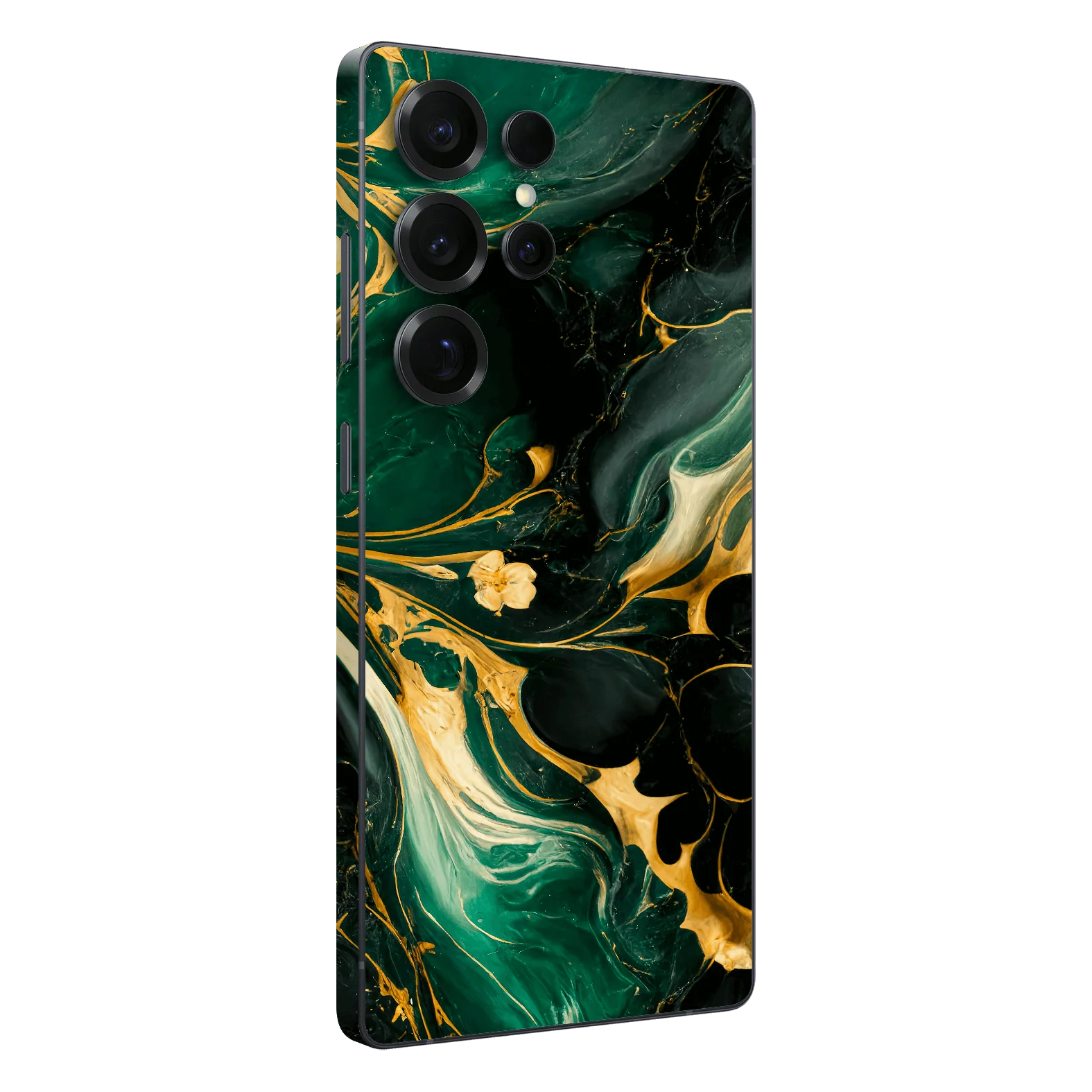 Samsung Galaxy S25 ULTRA SIGNATURE AGATE GEODE Royal Green-Gold Skin