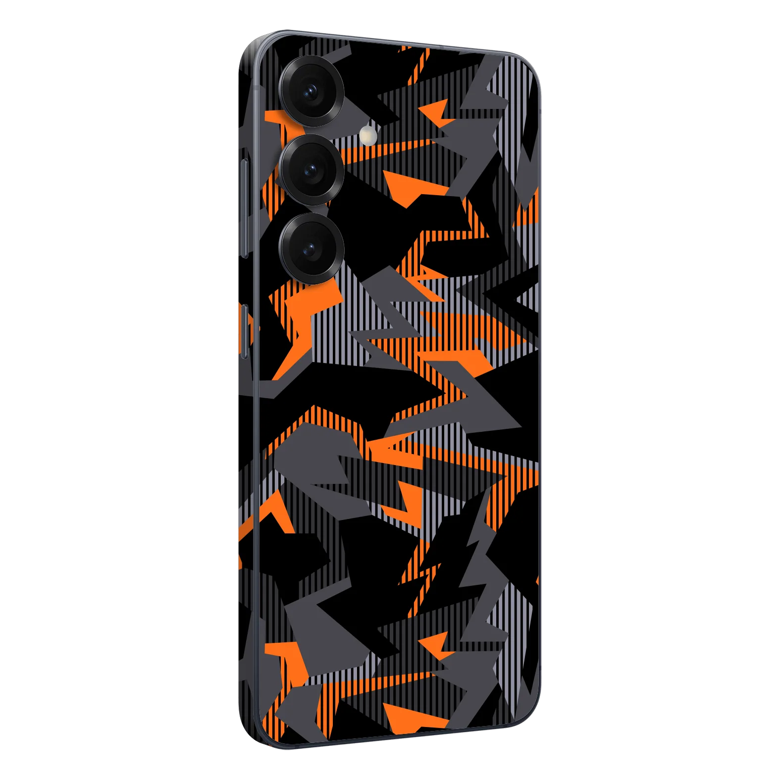 Samsung Galaxy S25(FE) SIGNATURE Sharp-Edged Orange CAMO Skin