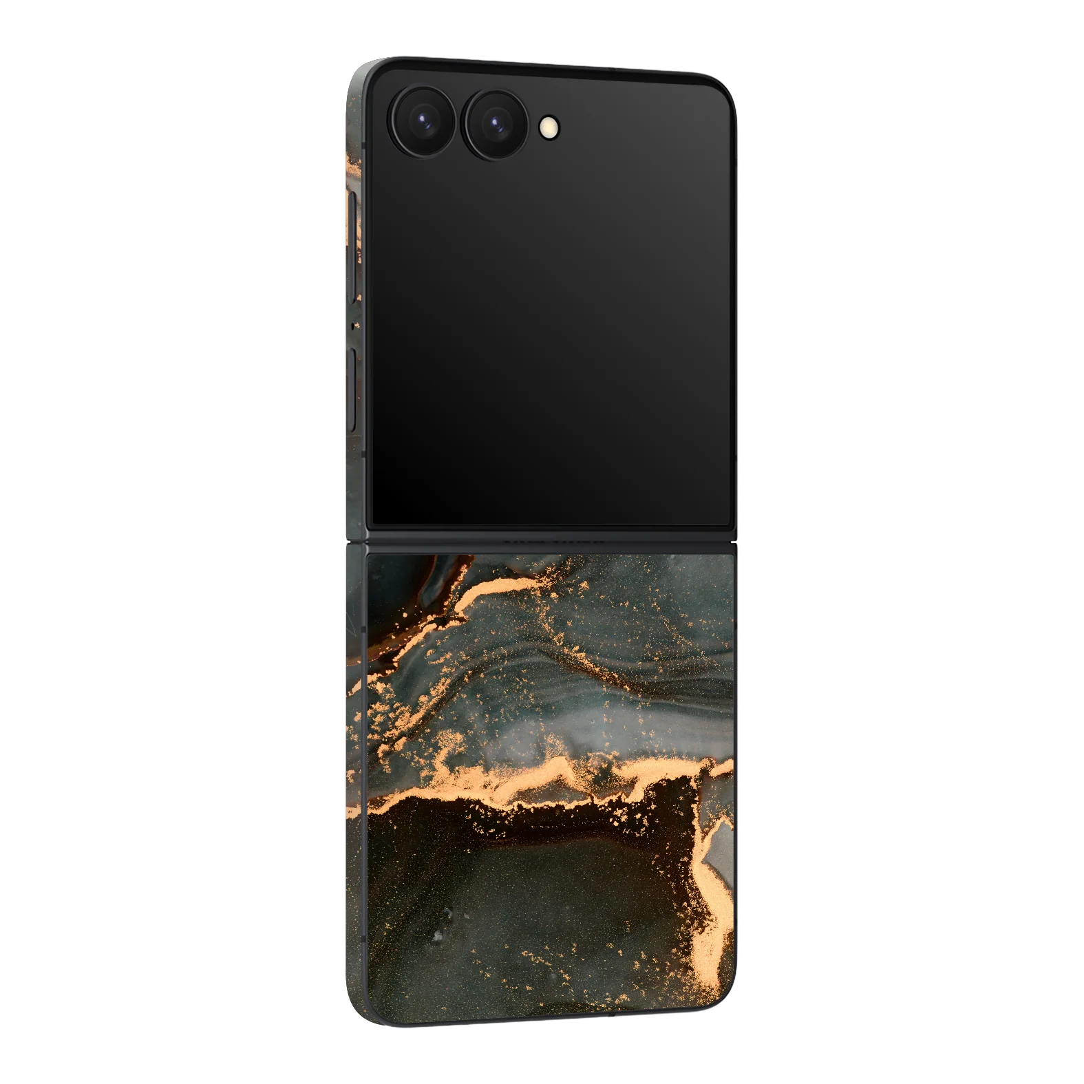 Samsung Galaxy Z Flip 7 SIGNATURE AGATE GEODE Deep Forest Skin