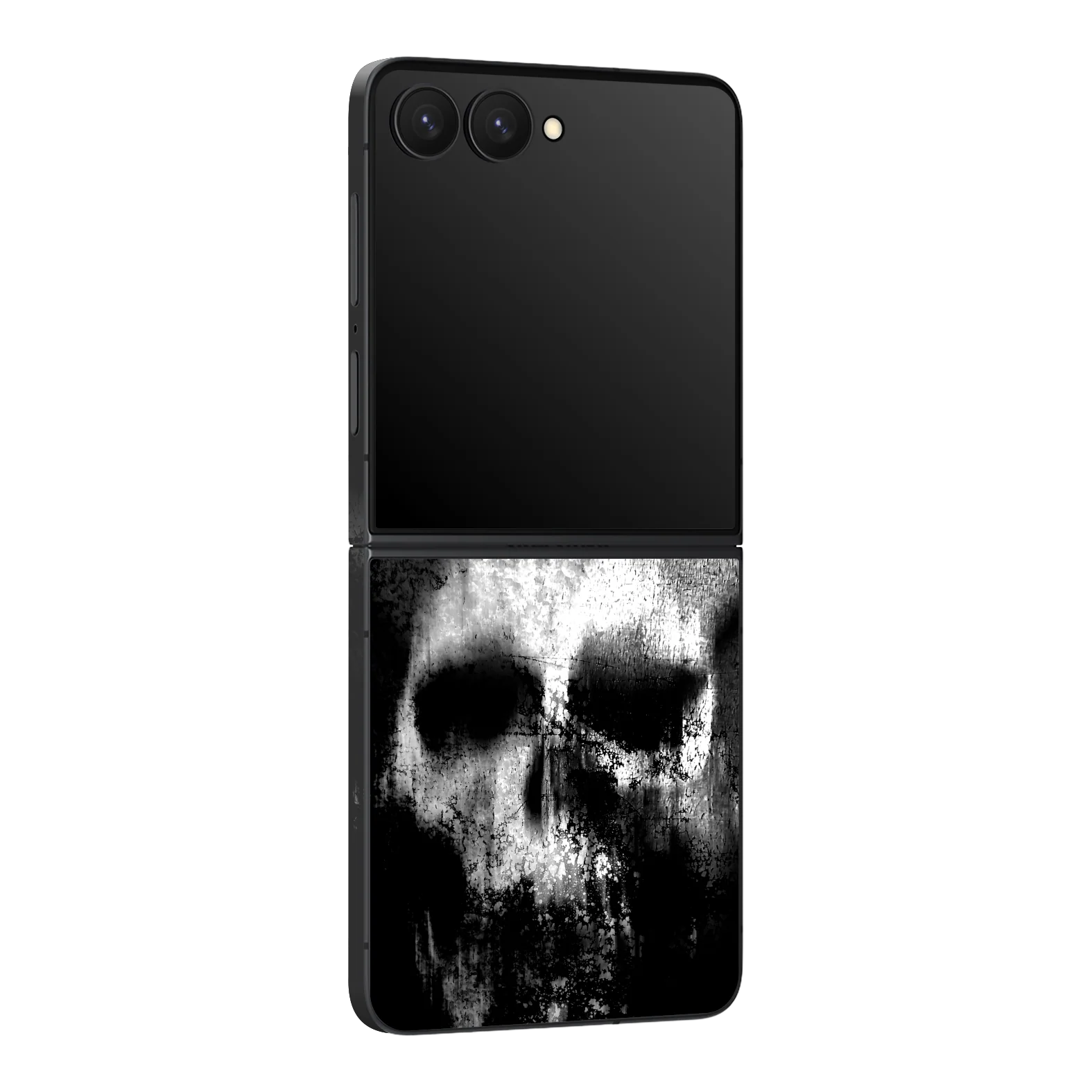 Samsung Galaxy Z Flip 7 SIGNATURE Horror Black & White SKULL Skin