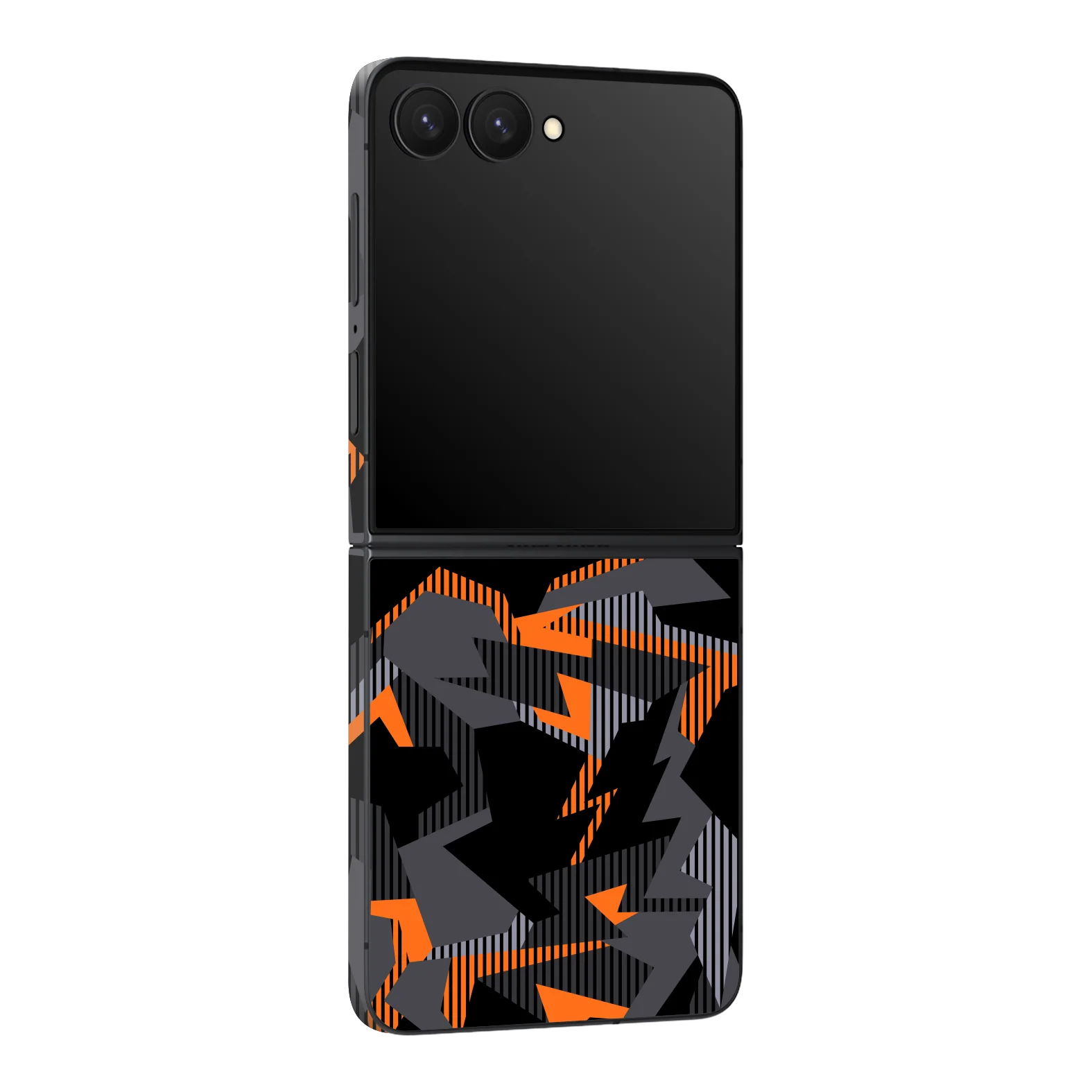Samsung Galaxy Z Flip 7 SIGNATURE Sharp-Edged Orange CAMO Skin