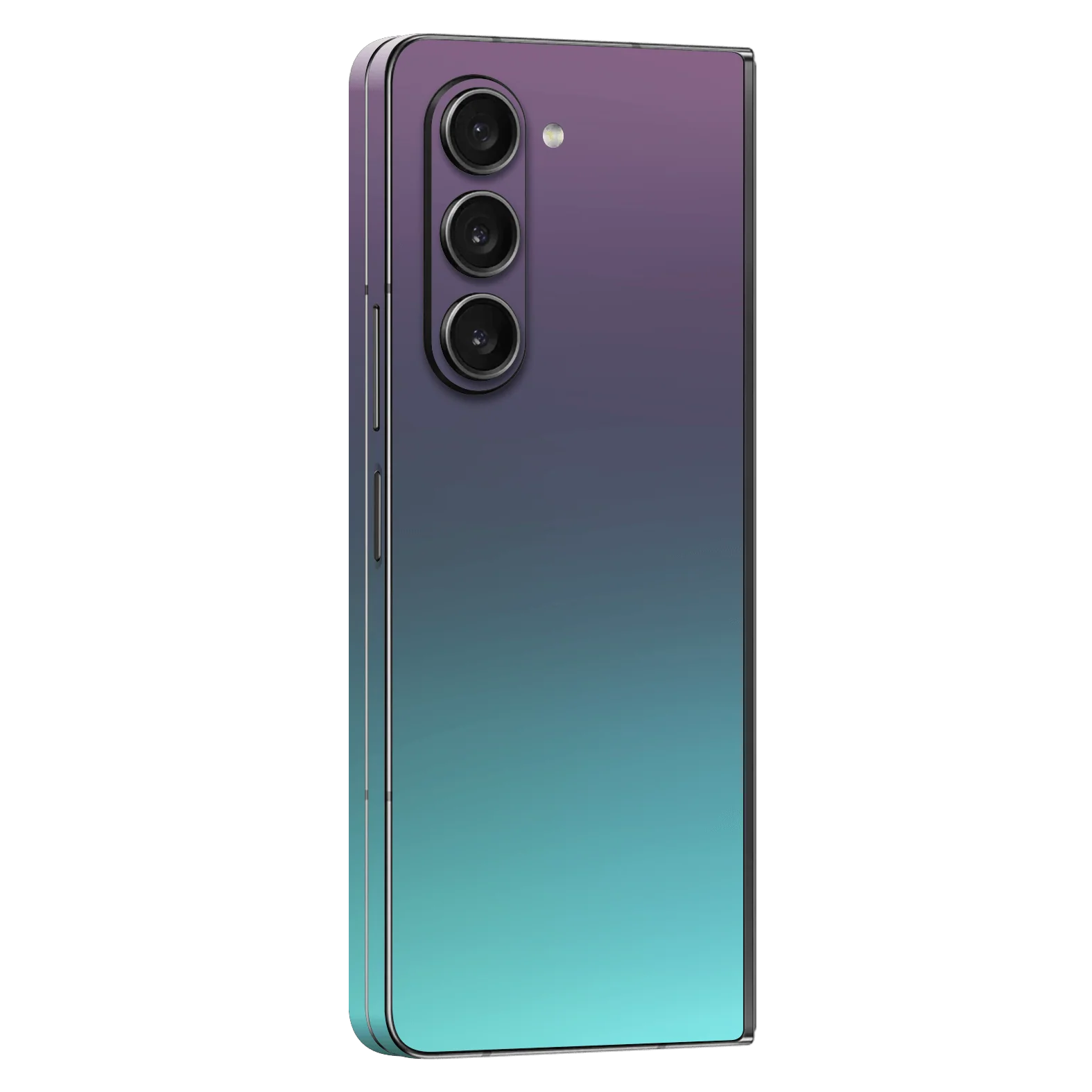 Samsung Galaxy Z FOLD 5 CHAMELEON TURQUOISE LAVENDER Matt Metallic Skin
