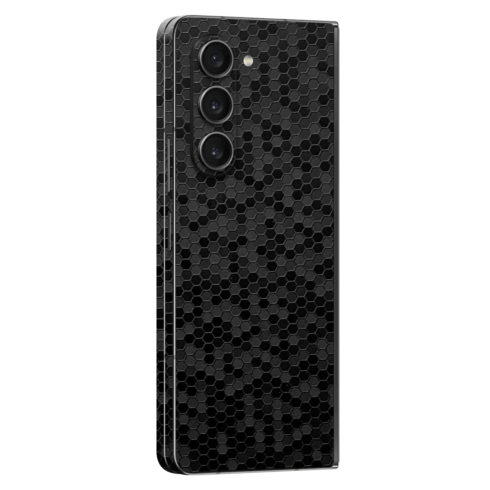 Samsung Galaxy Z FOLD 5 LUXURIA BLACK HONEYCOMB 3D TEXTURED Skin
