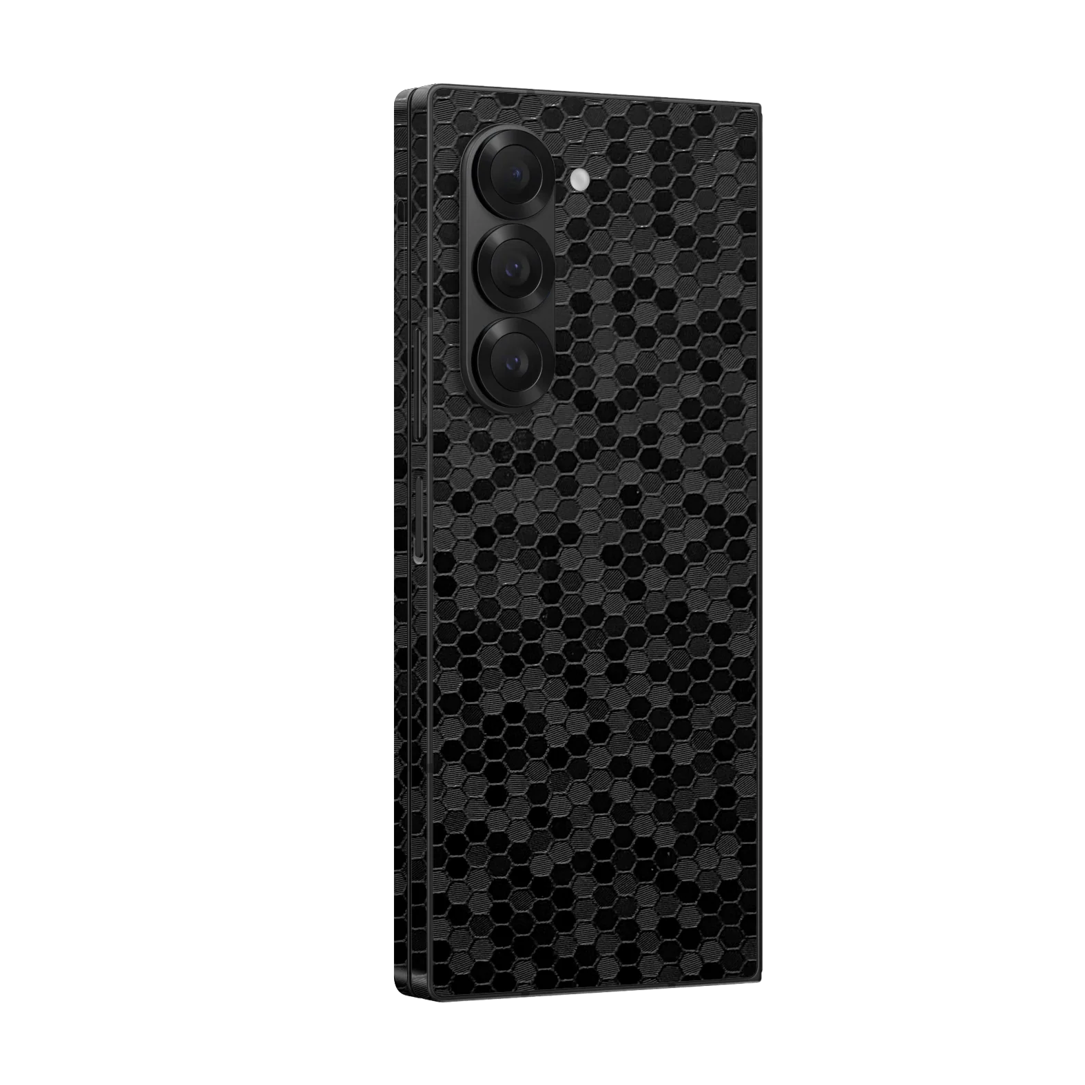 Samsung Galaxy Z FOLD 6 LUXURIA BLACK HONEYCOMB 3D TEXTURED Skin