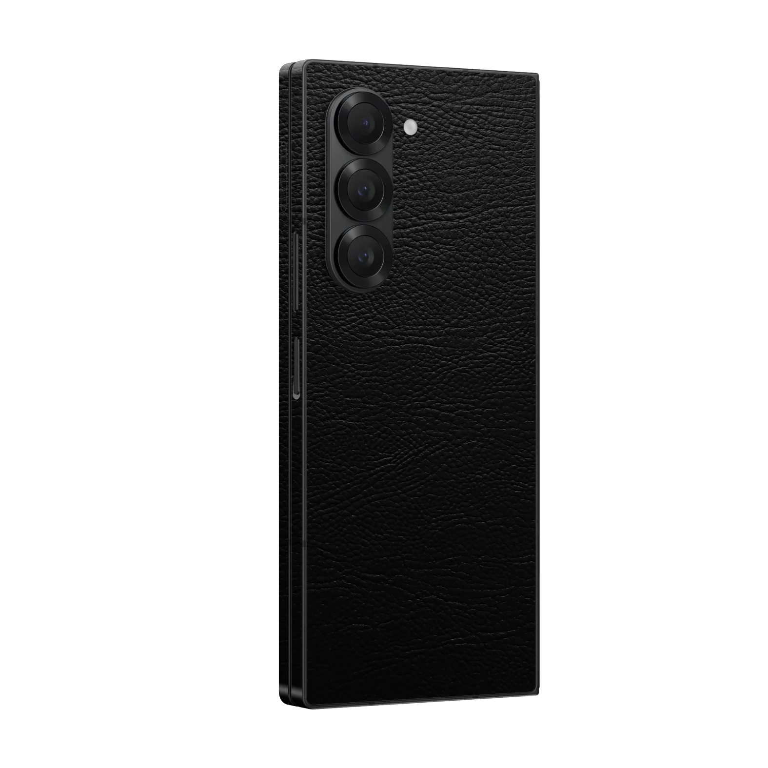 Samsung Galaxy Z FOLD 6 LUXURIA RIDERS Black LEATHER Textured Skin