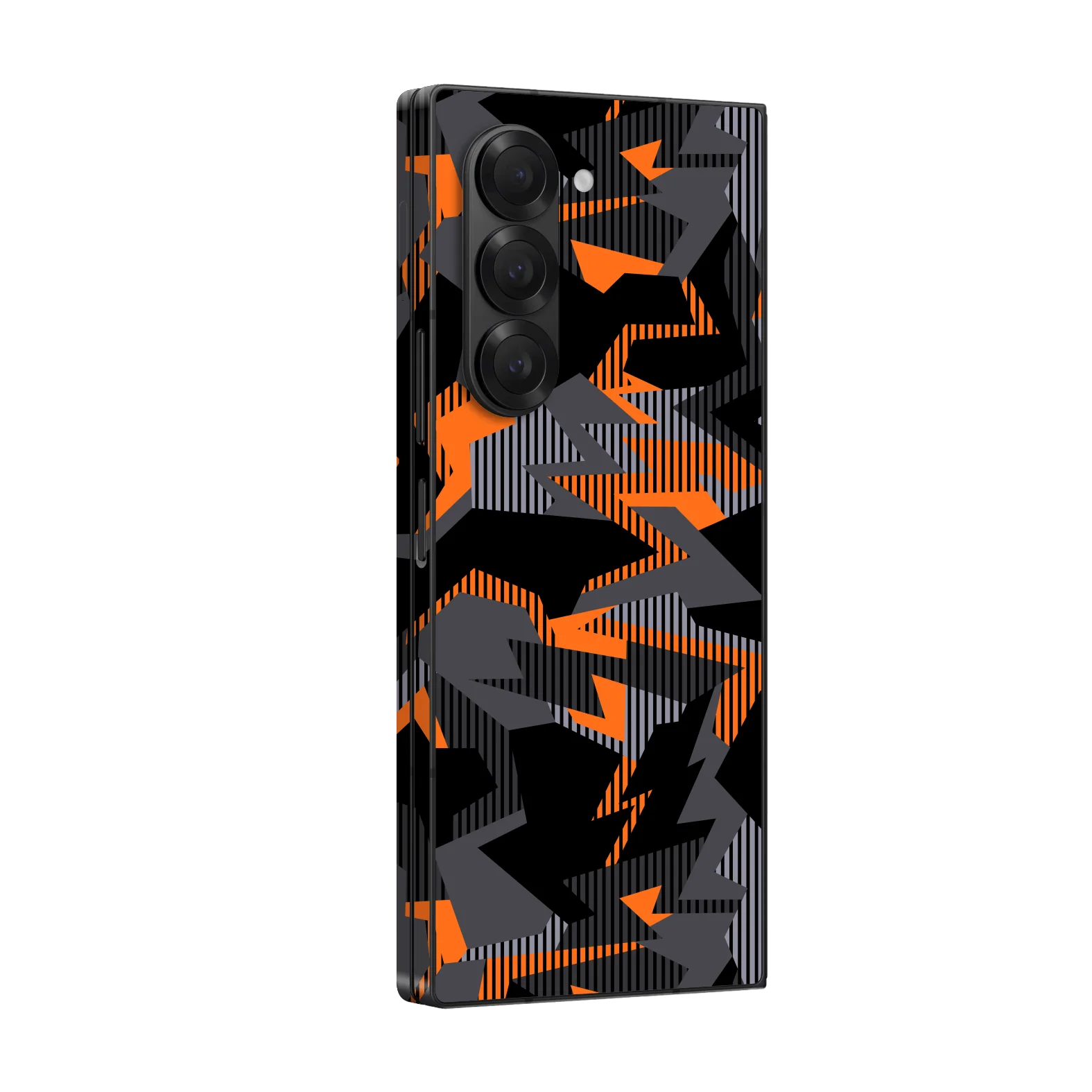 Samsung Galaxy Z FOLD 6 SIGNATURE Sharp-Edged Orange CAMO Skin