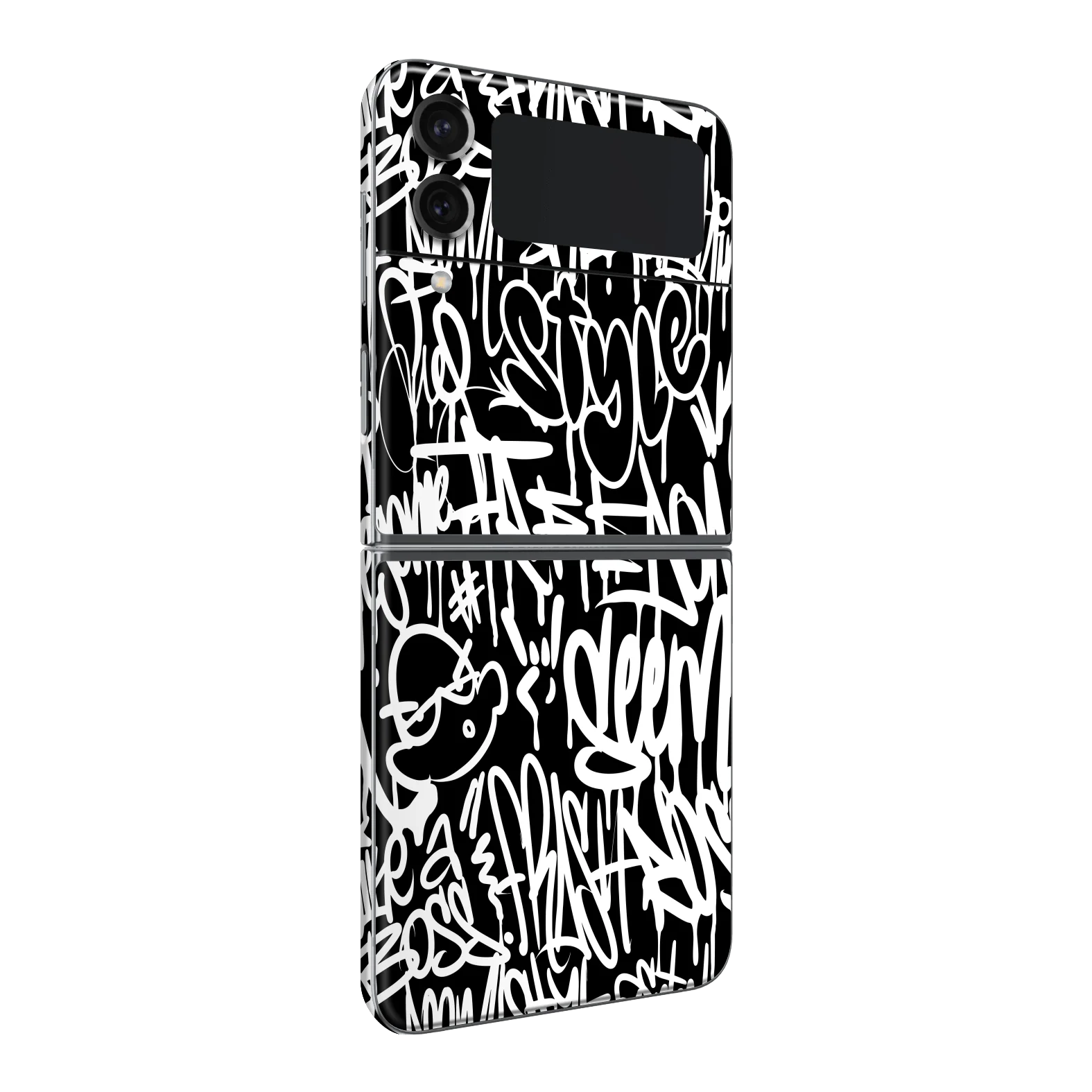 Samsung Z Flip 4 SIGNATURE Monochrome Graffiti Skin
