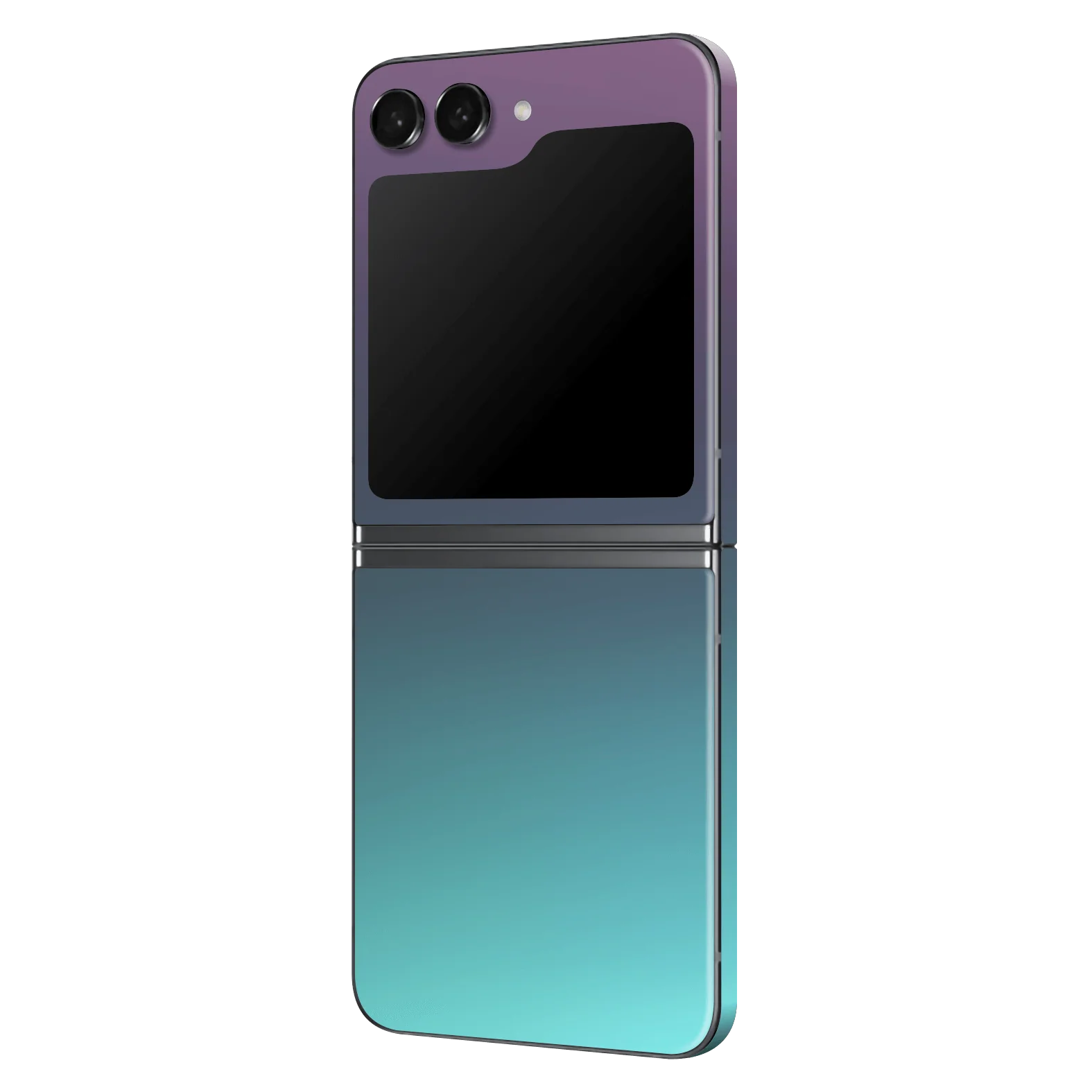 Samsung Z Flip 5 CHAMELEON TURQUOISE LAVENDER Matt Metallic Skin